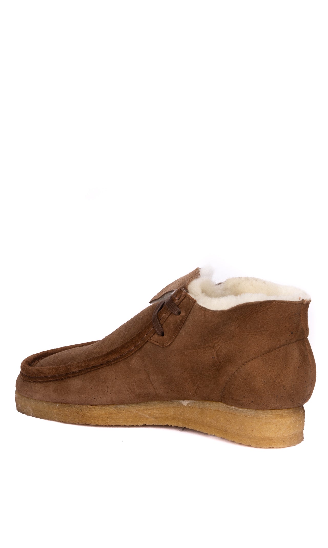 CLARKS ORIGINAL Stringata wallabee boot cuoio 26162498 WALLABEE BOOT-TAN
