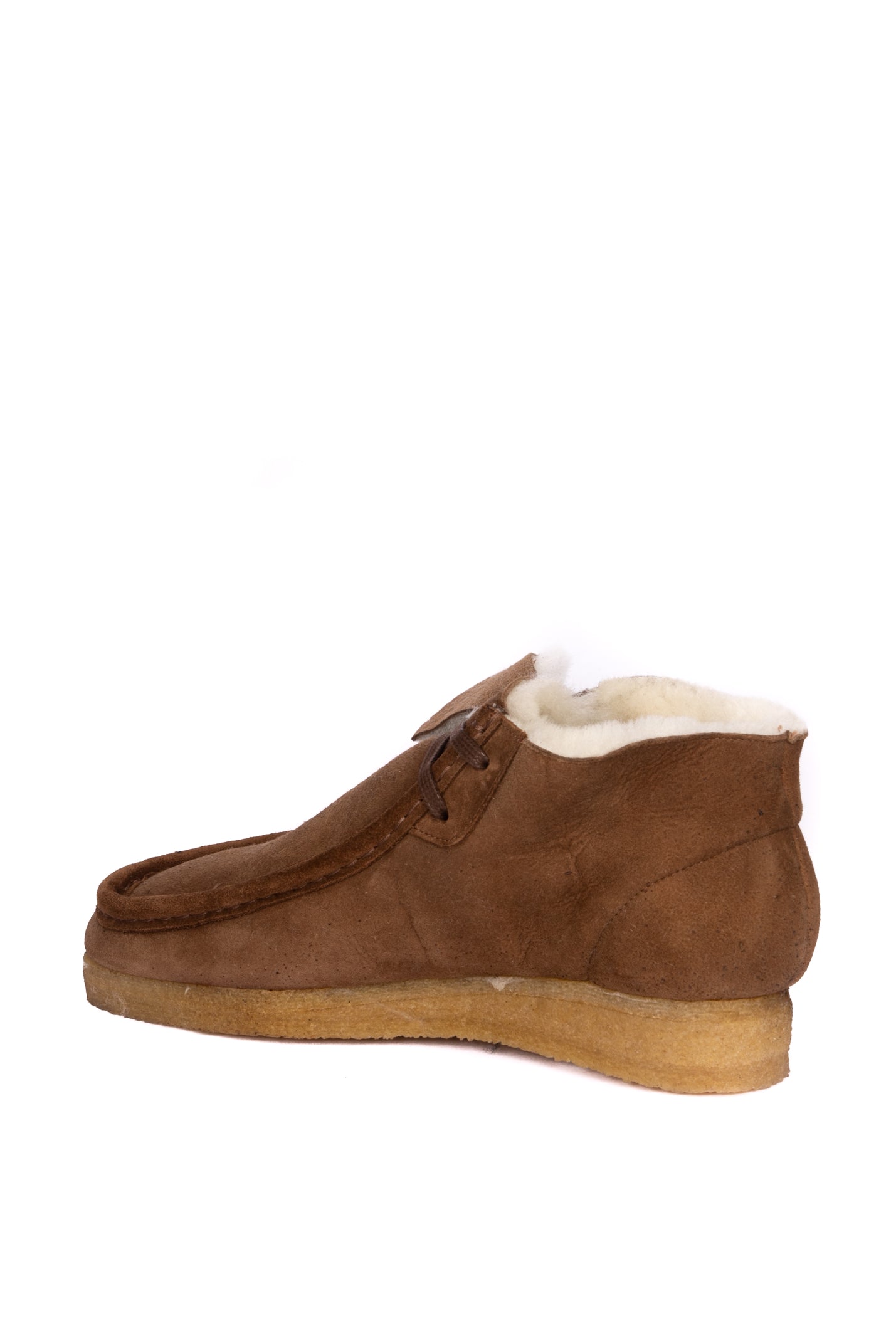 CLARKS ORIGINAL Stringata wallabee boot cuoio 26162498 WALLABEE BOOT-TAN