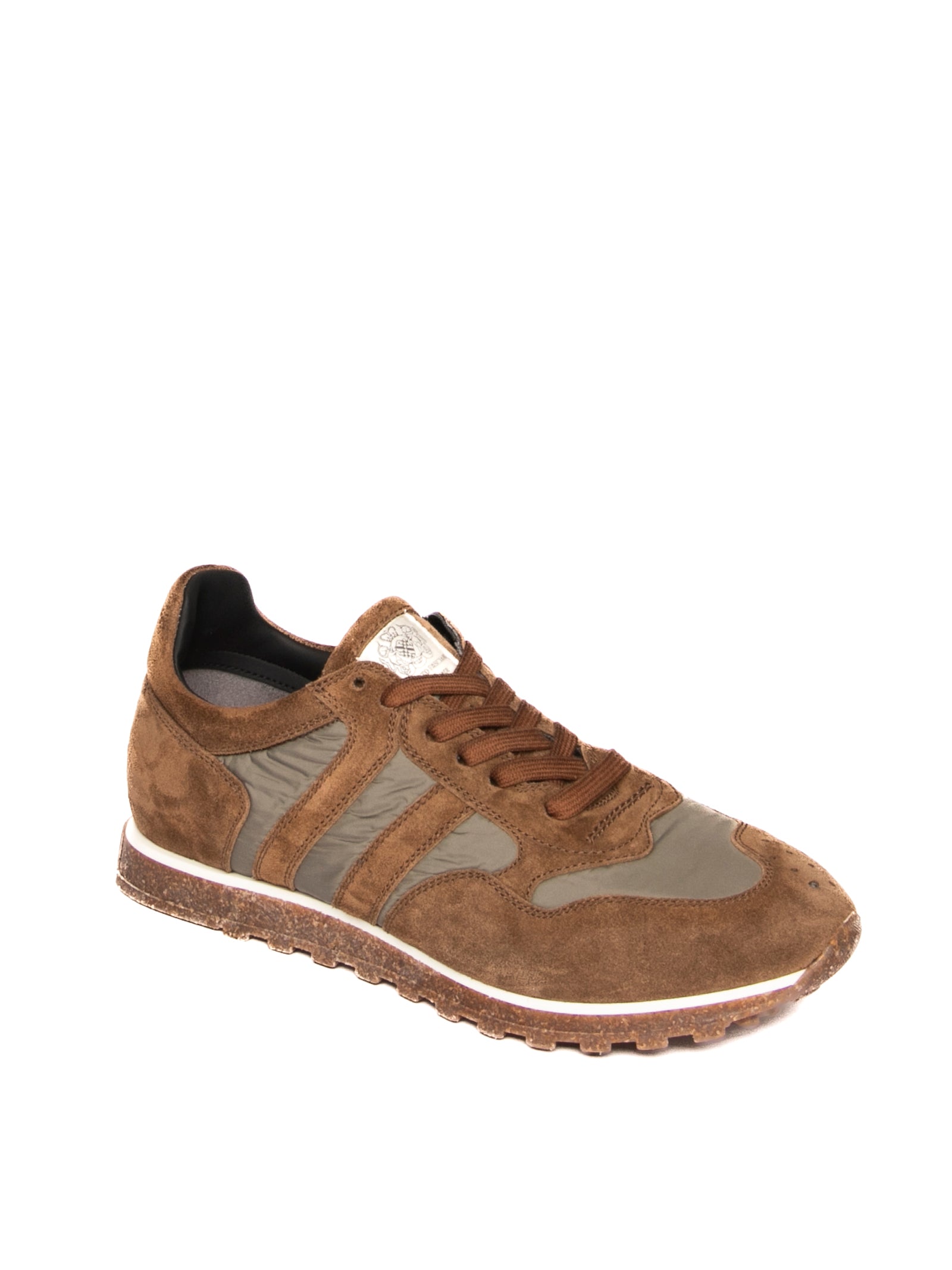 ALBERTO FASCIANI sneaker scamosciata beige <BR/> 6500 SAMBUCO-SANDALO