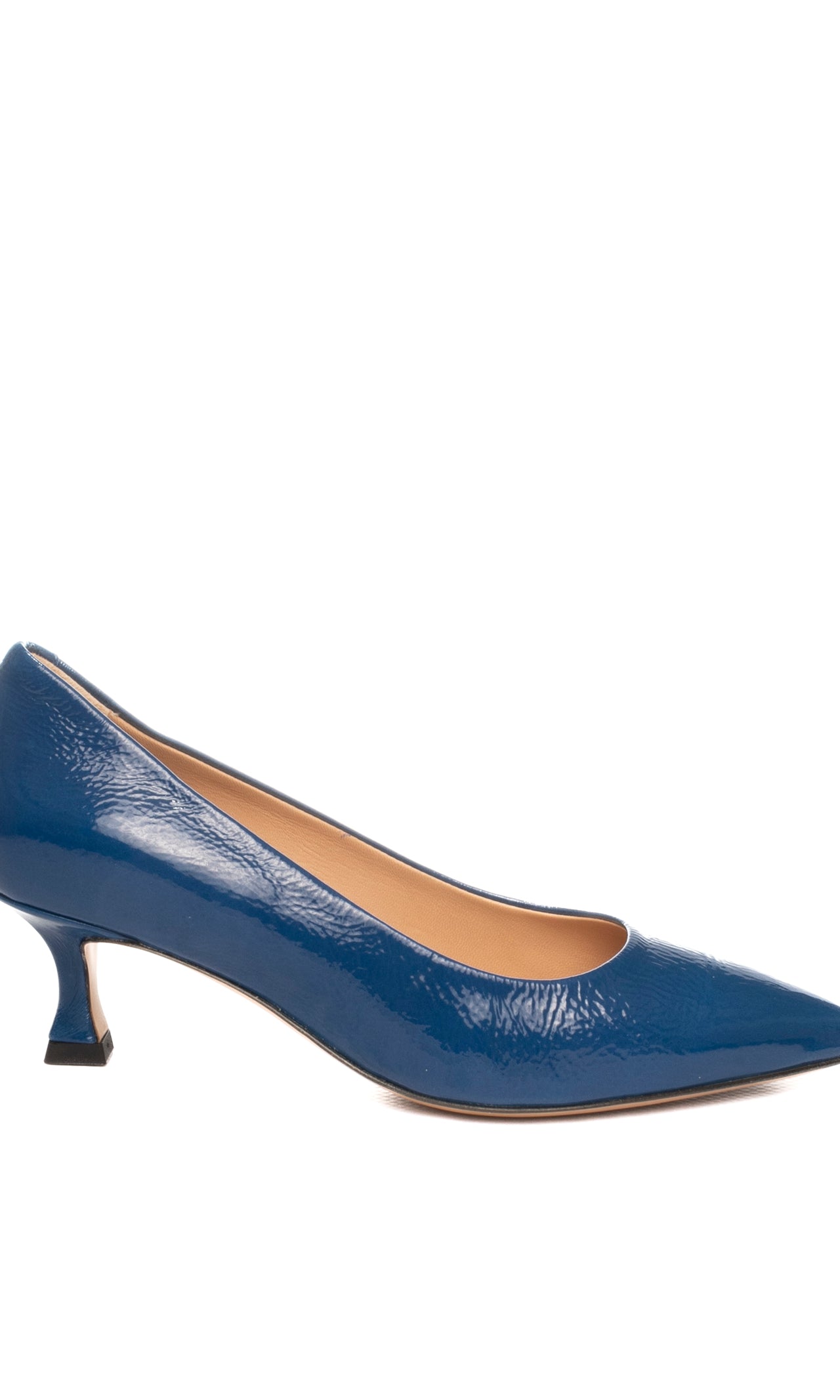 FRANCO RUSSO Décolleté pelle blu 1701S NAPLAK-NAVY