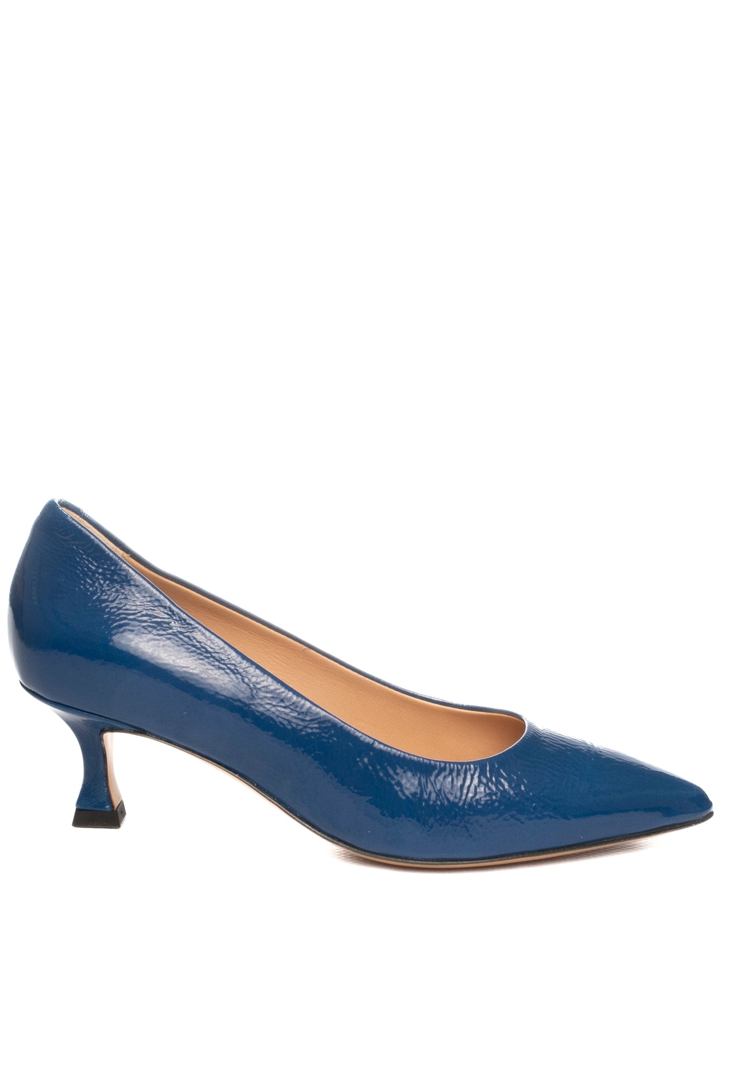 FRANCO RUSSO Décolleté pelle blu 1701S NAPLAK-NAVY
