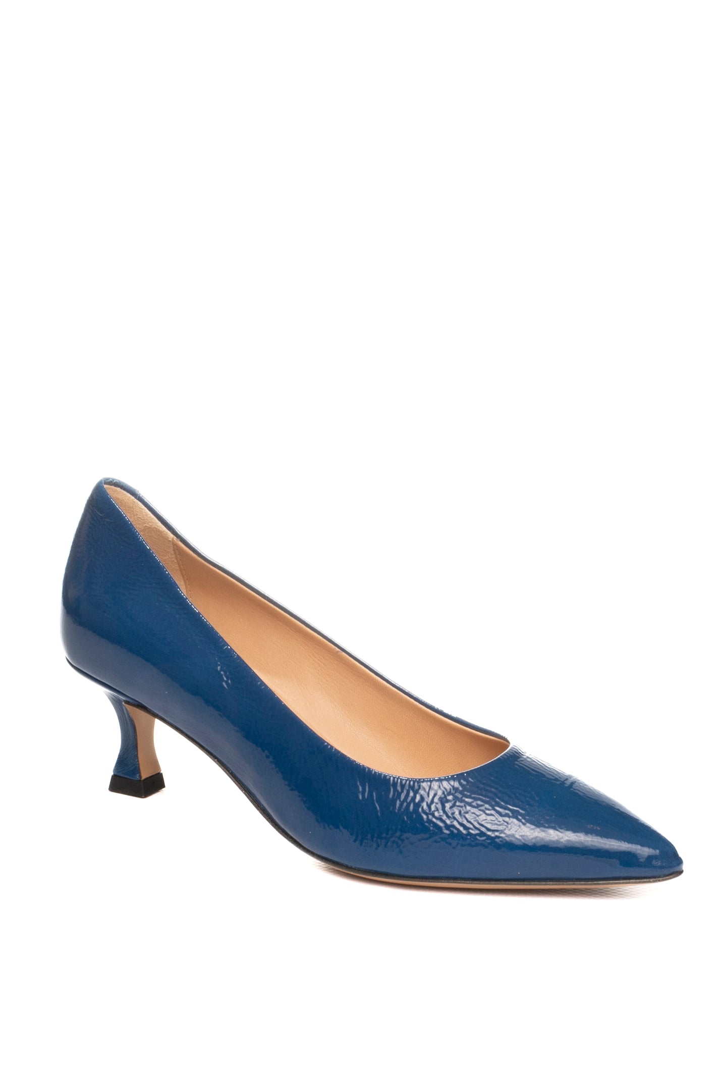 FRANCO RUSSO Décolleté pelle blu 1701S NAPLAK-NAVY