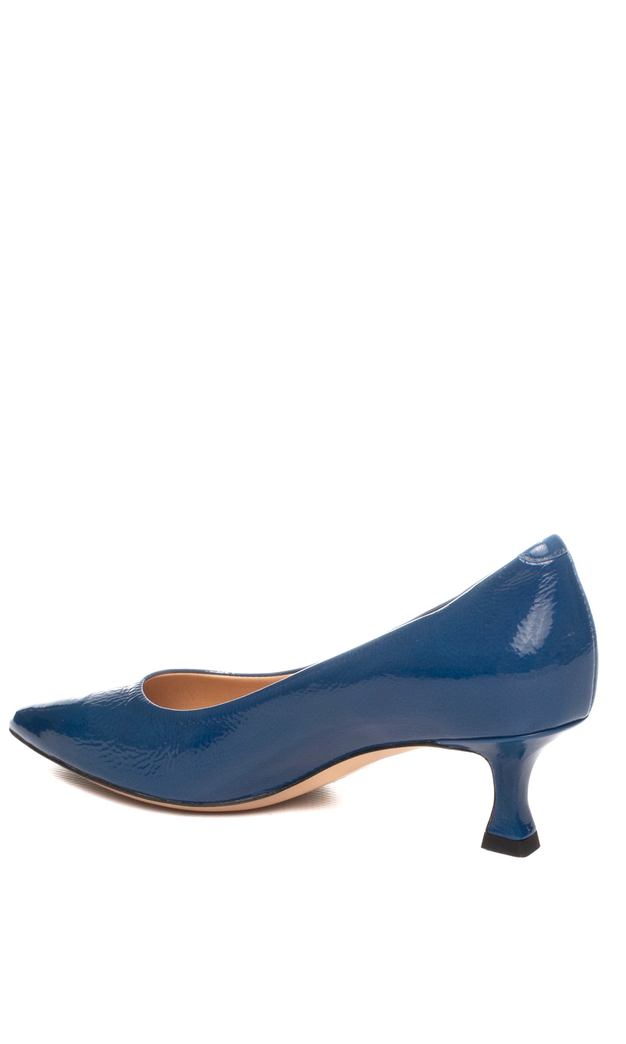 FRANCO RUSSO Décolleté pelle blu 1701S NAPLAK-NAVY