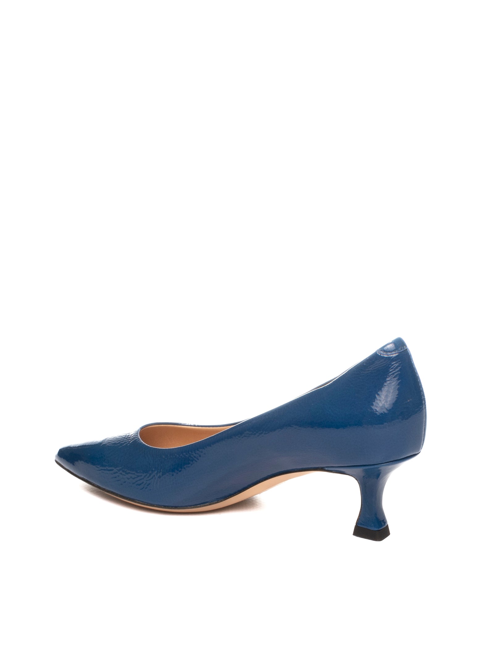 FRANCO RUSSO Décolleté pelle blu 1701S NAPLAK-NAVY