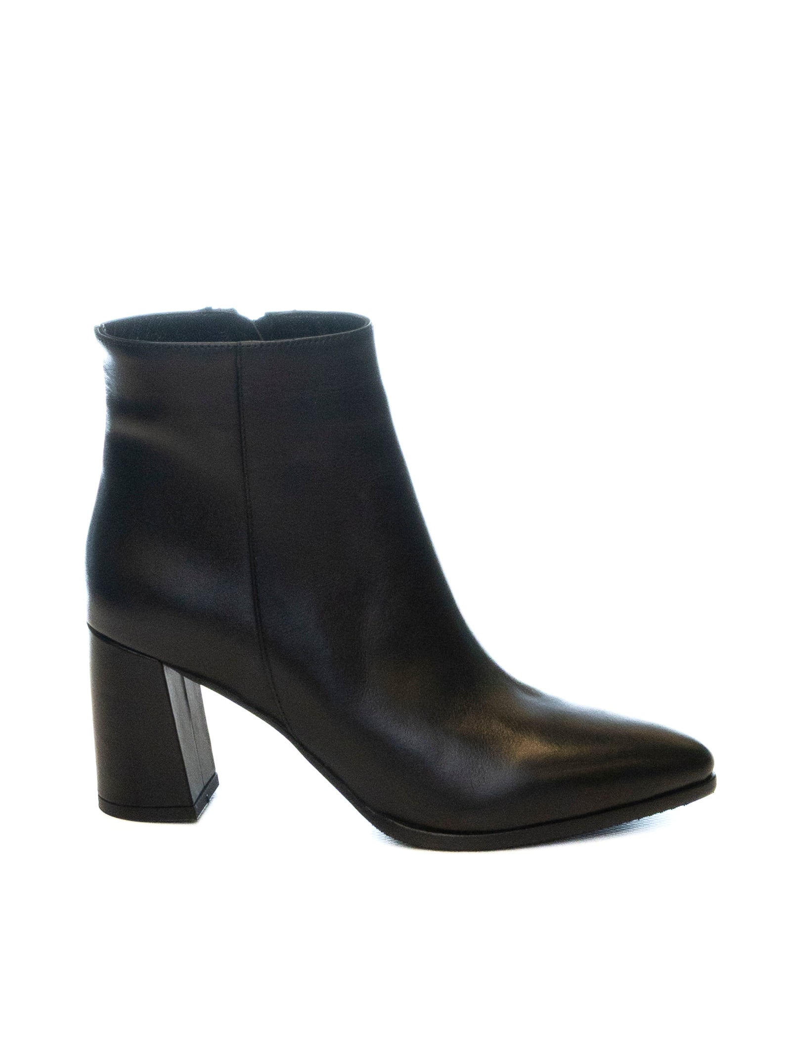 ALBANO Tronchetto pelle nero 607 VIT-NERO