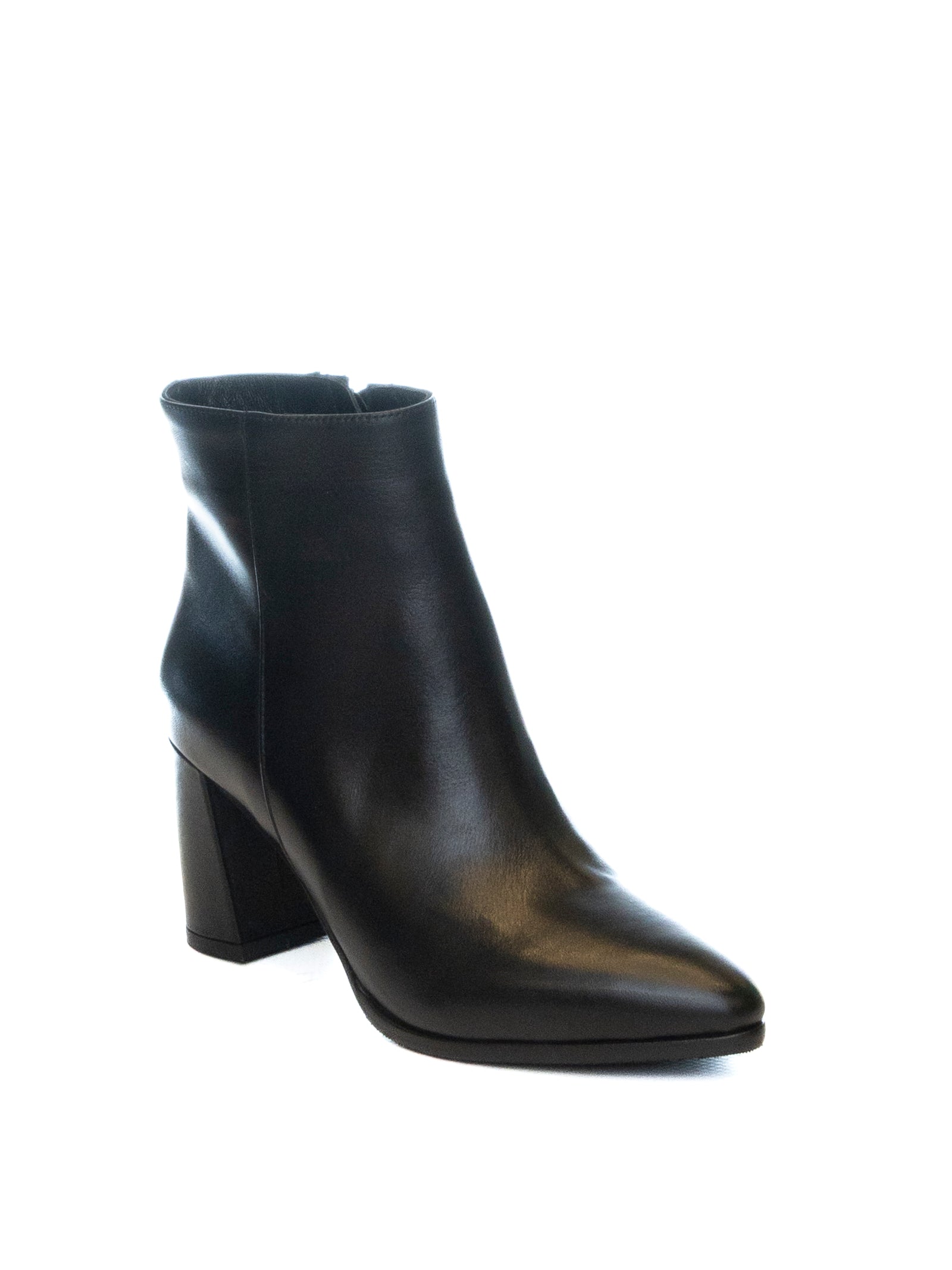 ALBANO Tronchetto pelle nero 607 VIT-NERO