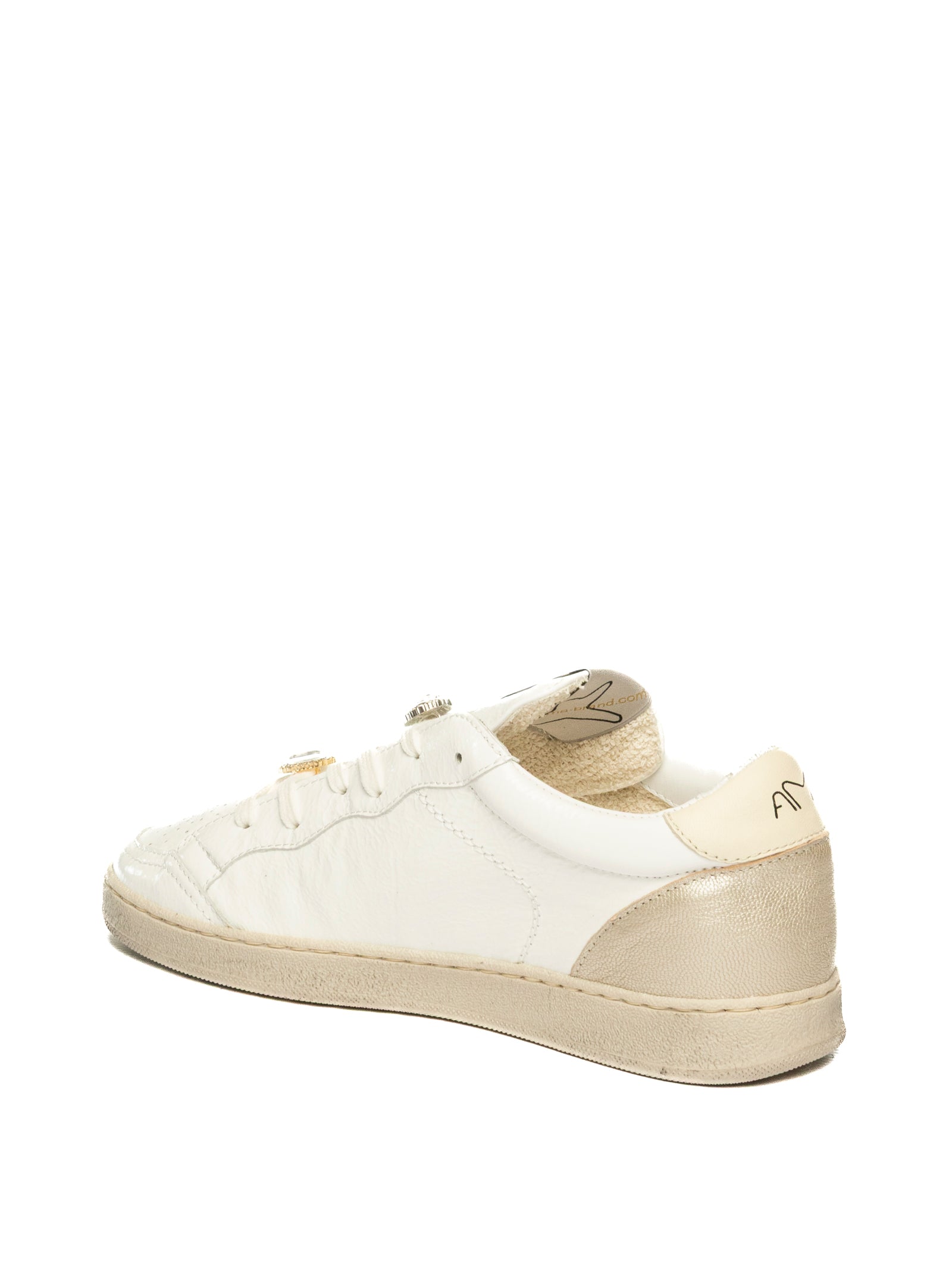 AMA BRAND DELUXE Sneaker sun bianco/platino SUN D 4384-BIA/PLATINO
