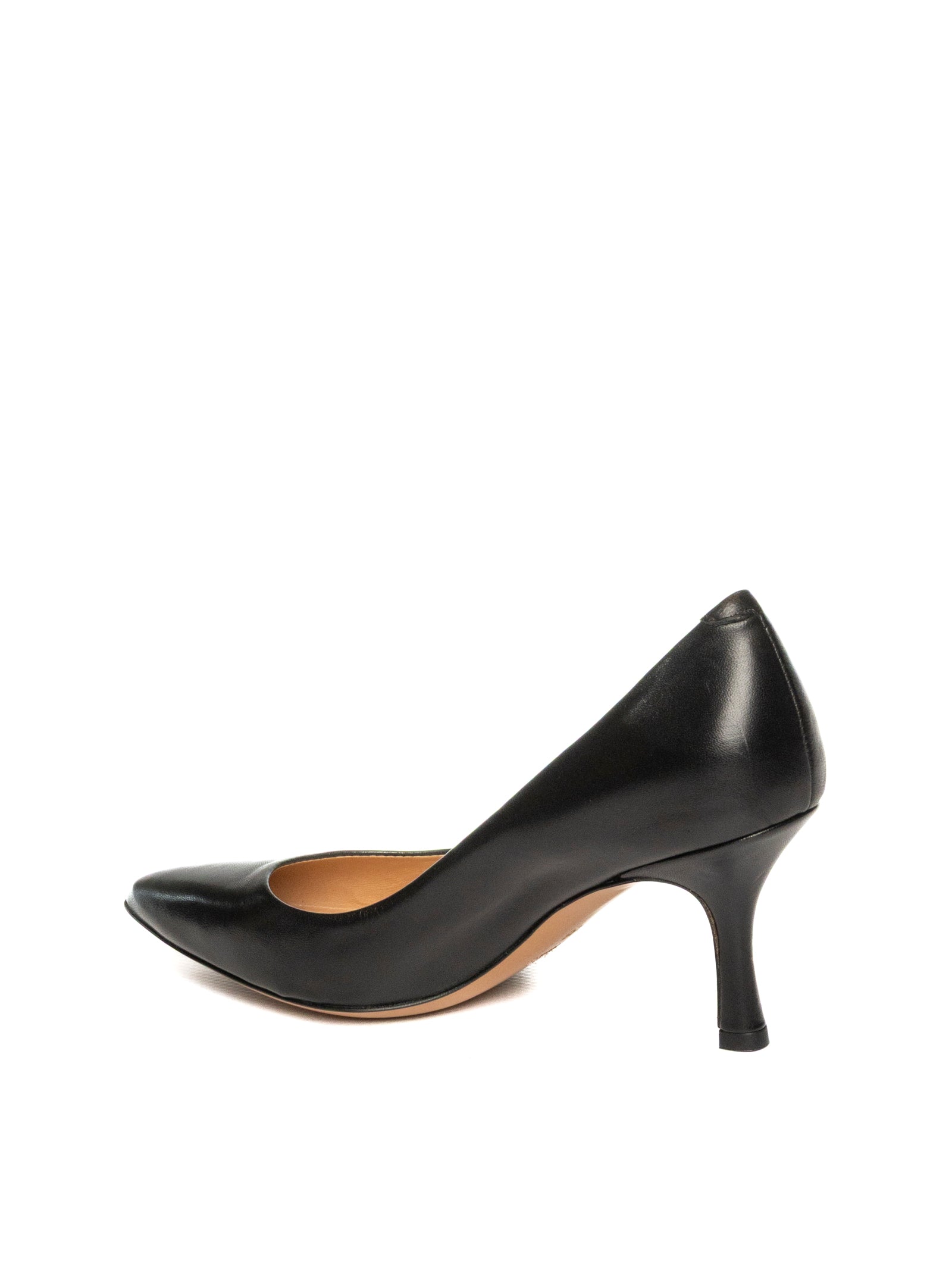 FRANCO RUSSO Décolleté nappa nero 1901 NAPPA-NERO