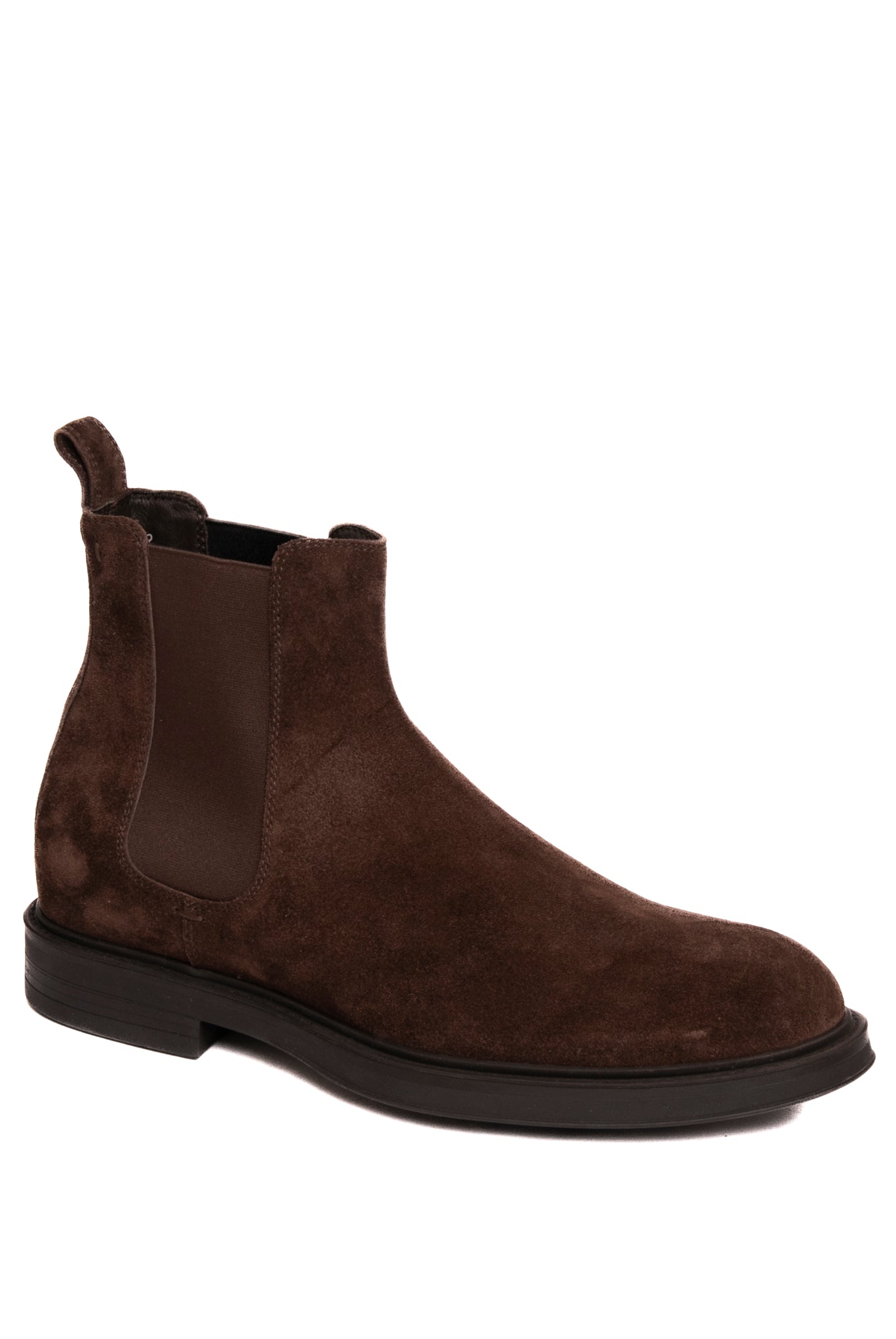 HENDERSON stivaletto in camoscio marrone <BR/> R82503 SUEDE-FONDENTE