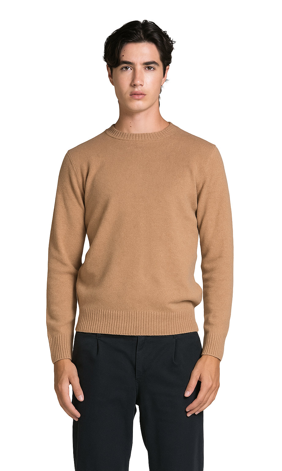 IMPURE pullover lana beige CHARLIE LANA-ALMOND