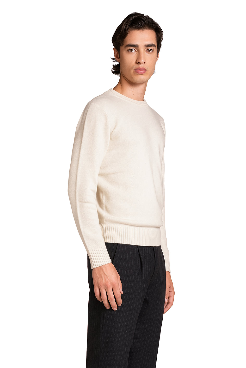 IMPURE pullover lana bianco CHARLIE LANA-BIANCO