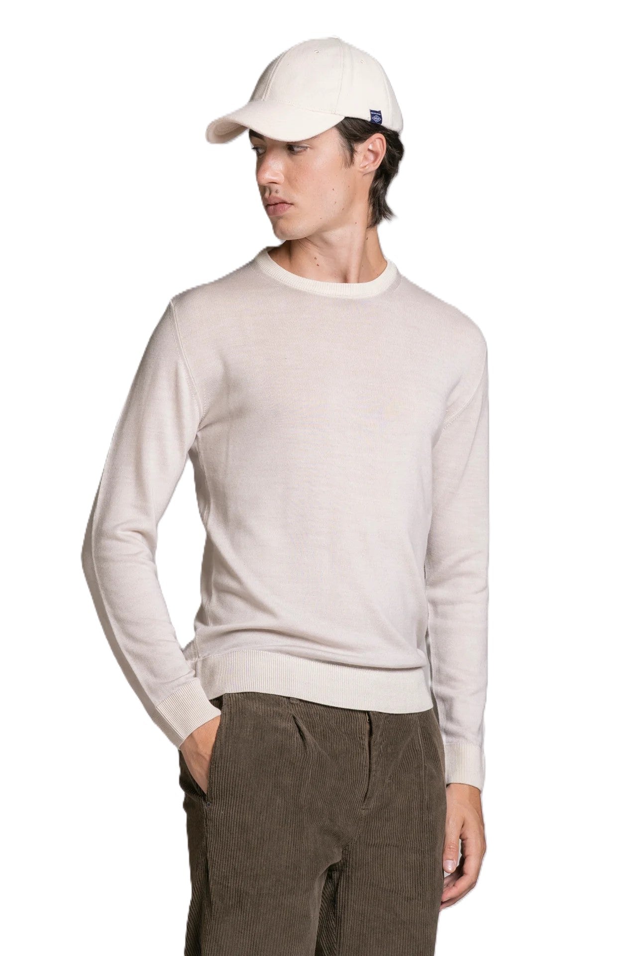IMPURE pullover merino panna TRENT MERINO-PANNA