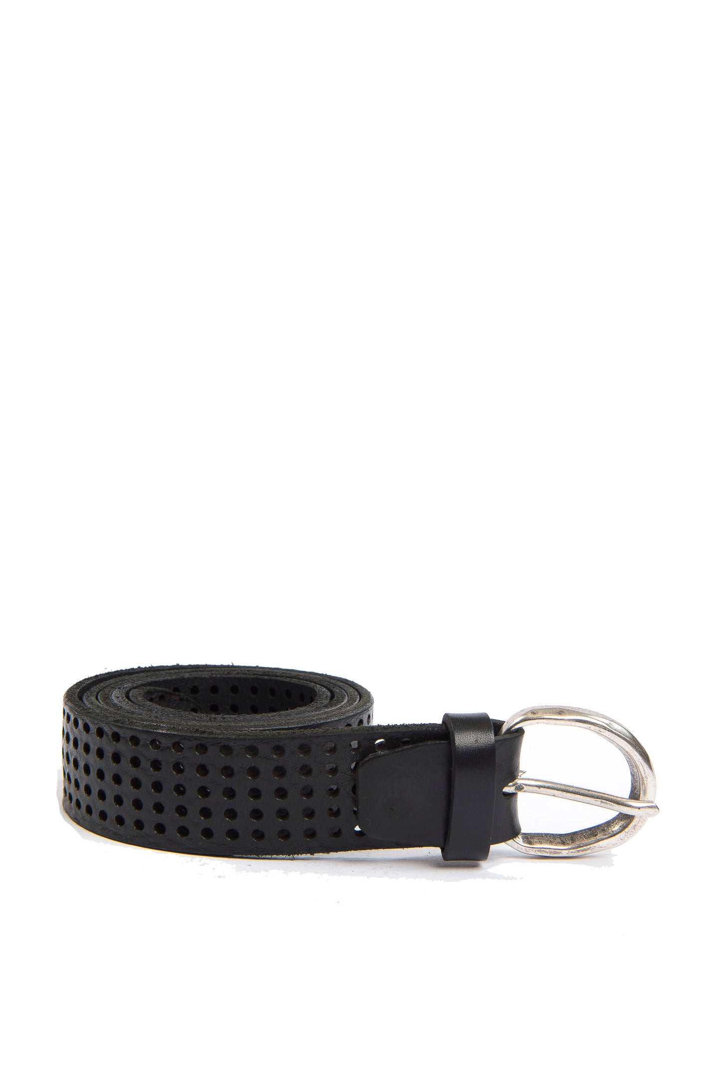 ITALIAN BELTS cintura pelle nera 605/30 PELLE-NERO