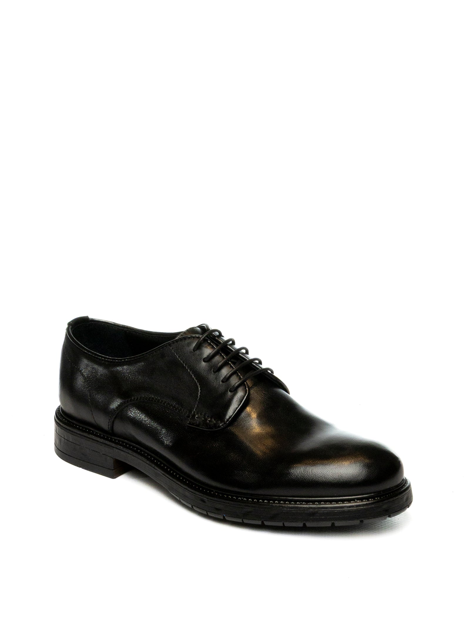 KEBO Stringata pelle nero 2040 PELLE-NERO