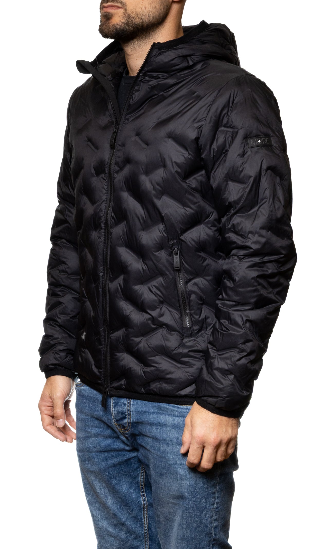 MORE giubbino piuma nero M2079 PIUMA-NERO