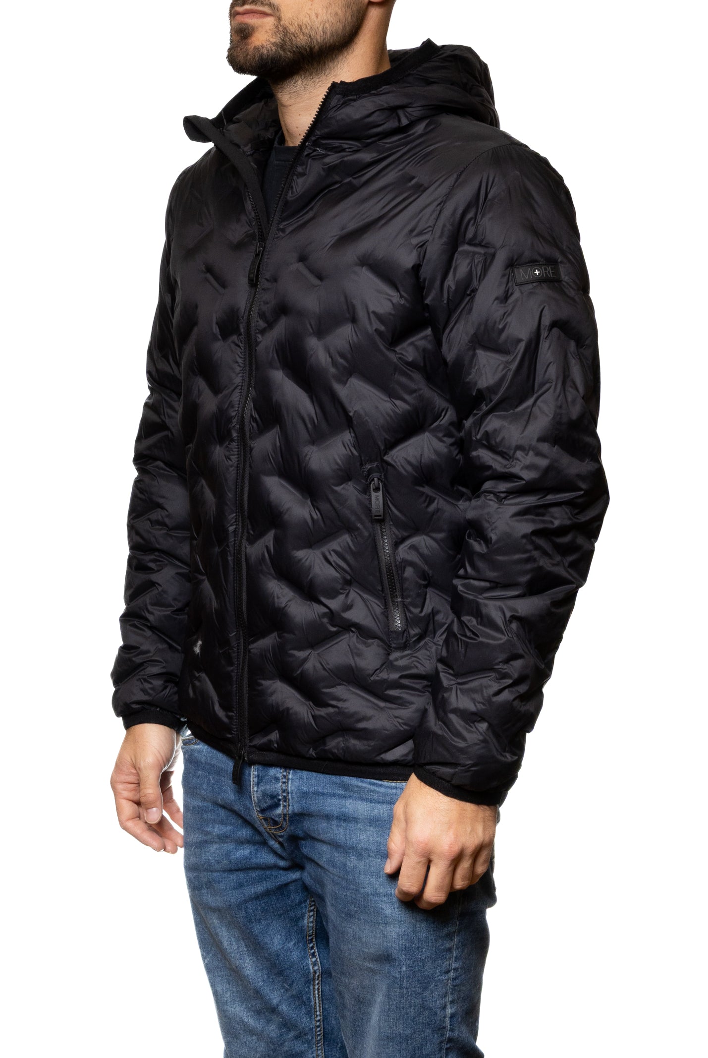 MORE giubbino piuma nero M2079 PIUMA-NERO