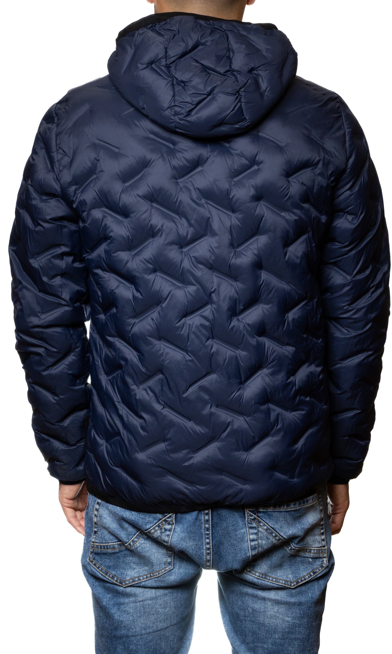 MORE giubbino piuma blu M2079 PIUMA.BLU