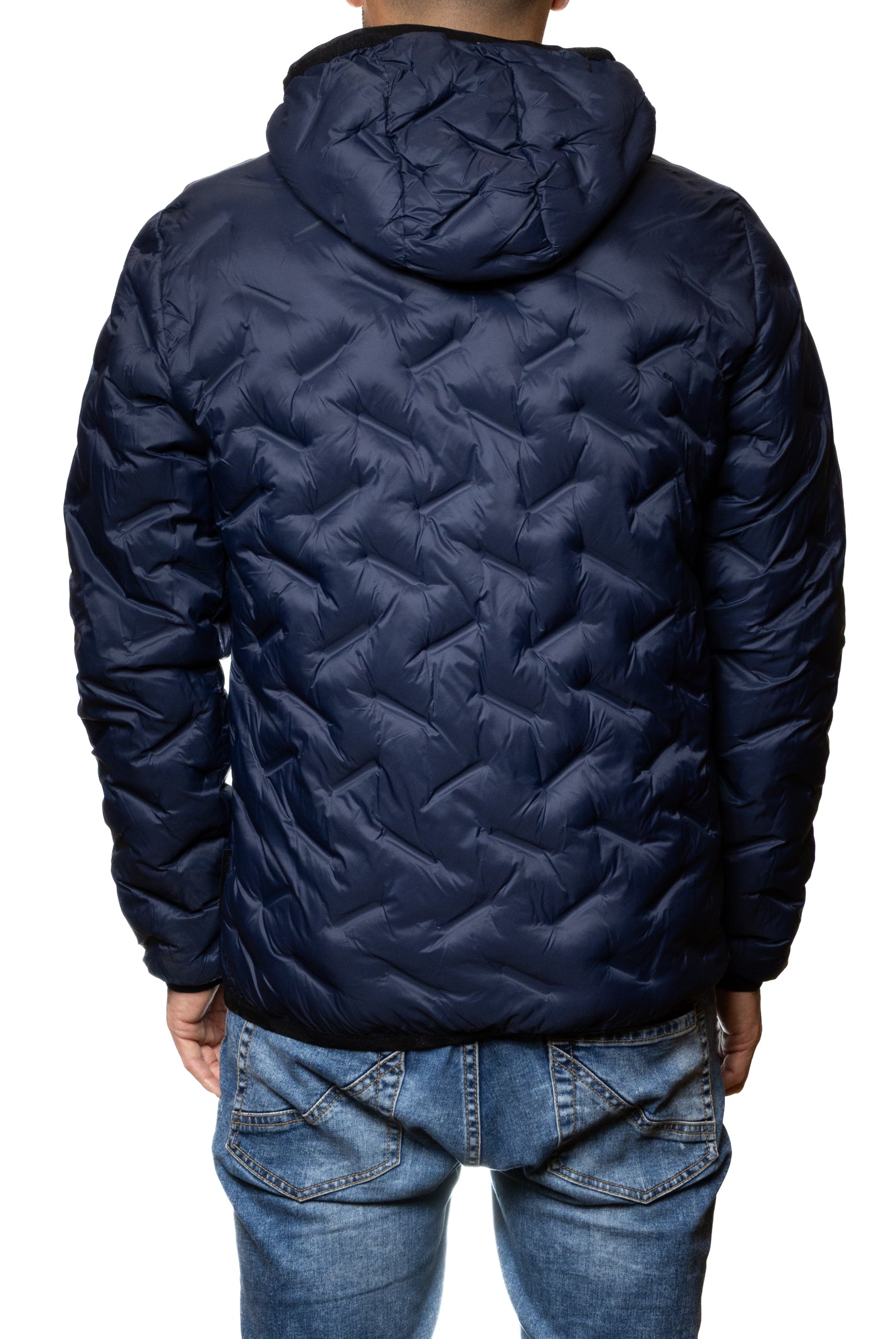 MORE giubbino piuma blu M2079 PIUMA.BLU