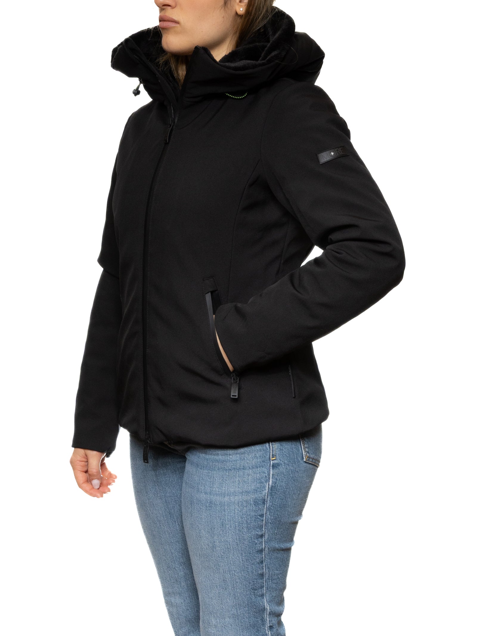 MORE giubbino tessuto nero W2062 TESS-NERO
