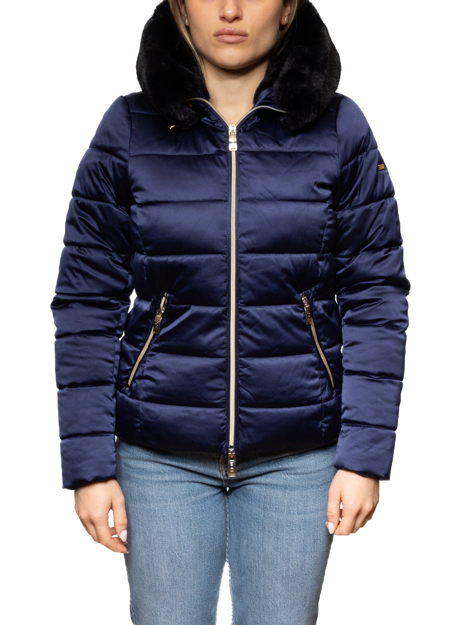 MORE giubbino piuma blu W500 PIUMA-BLU
