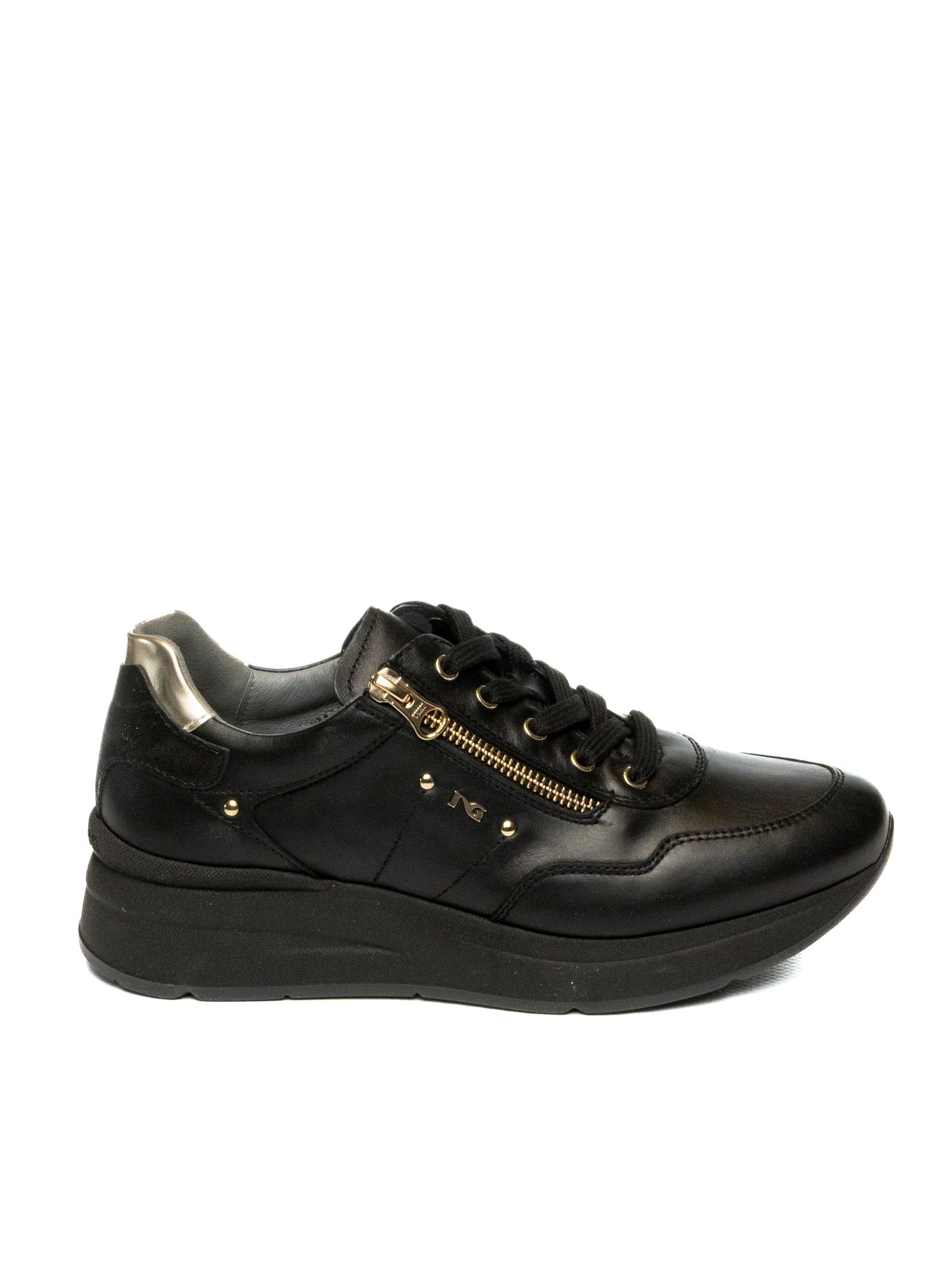 NERO GIARDINI Sneaker pelle nero 514070 GUANTO-NERO