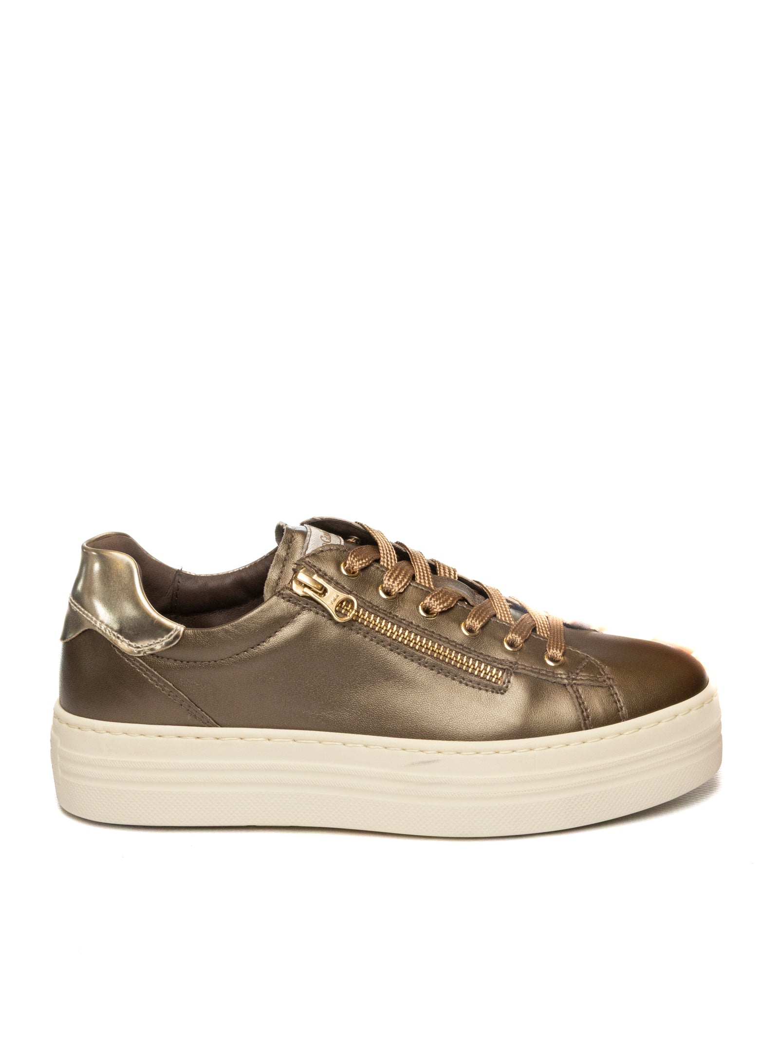 NERO GIARDINI Sneaker pelle bronzo 514185 BAGOYA-BROWN