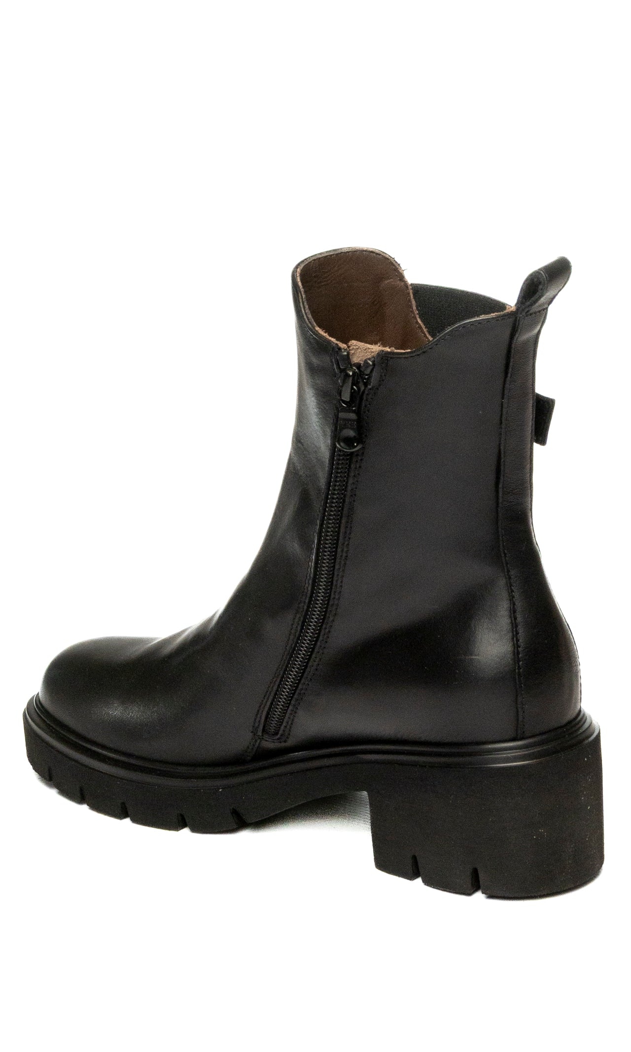 NERO GIARDINI Tronchetto pelle nero 514814 SAGAR-NERO