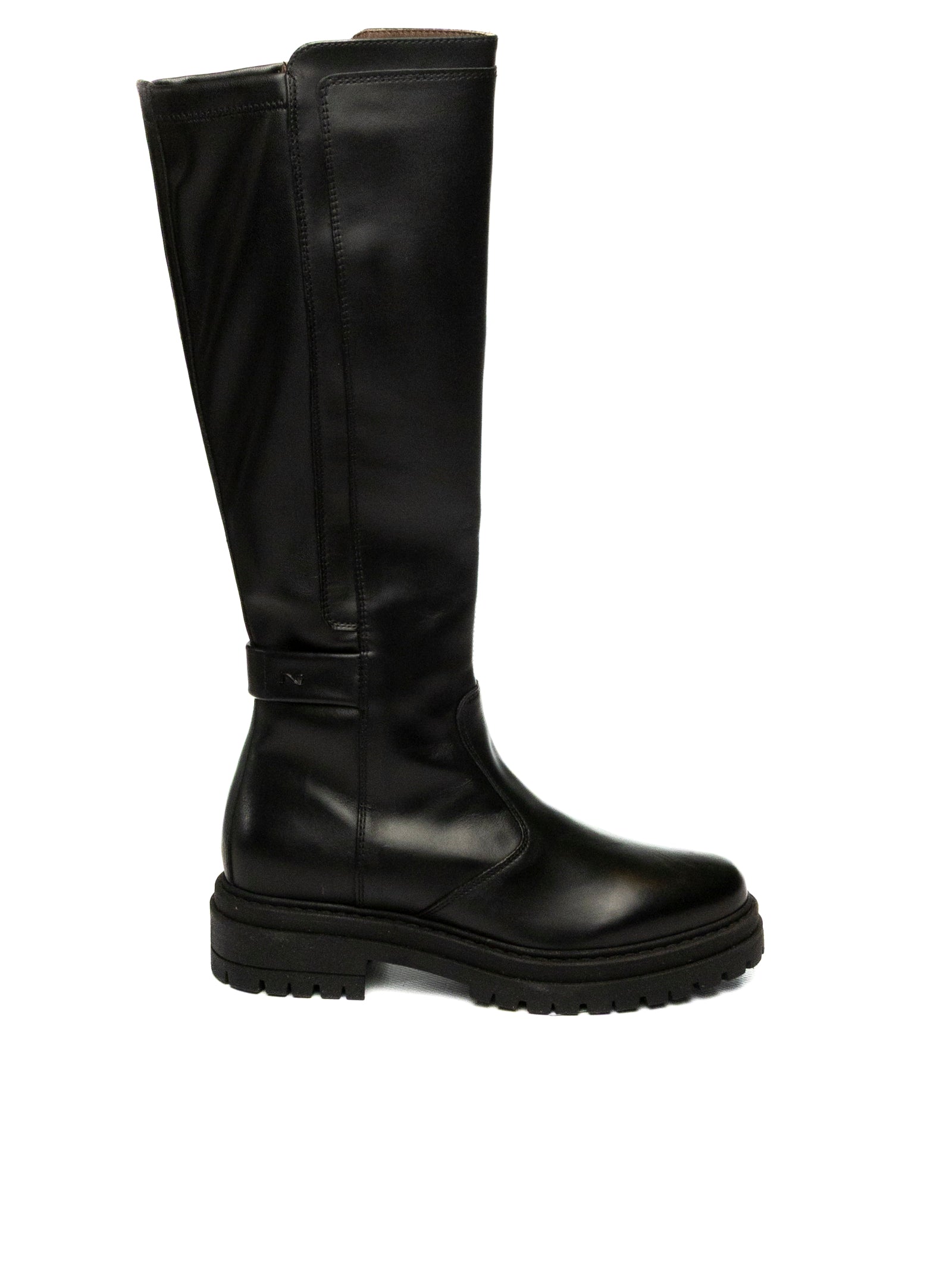 NERO GIARDINI Stivale pelle nero 514842 GUANTO-NERO