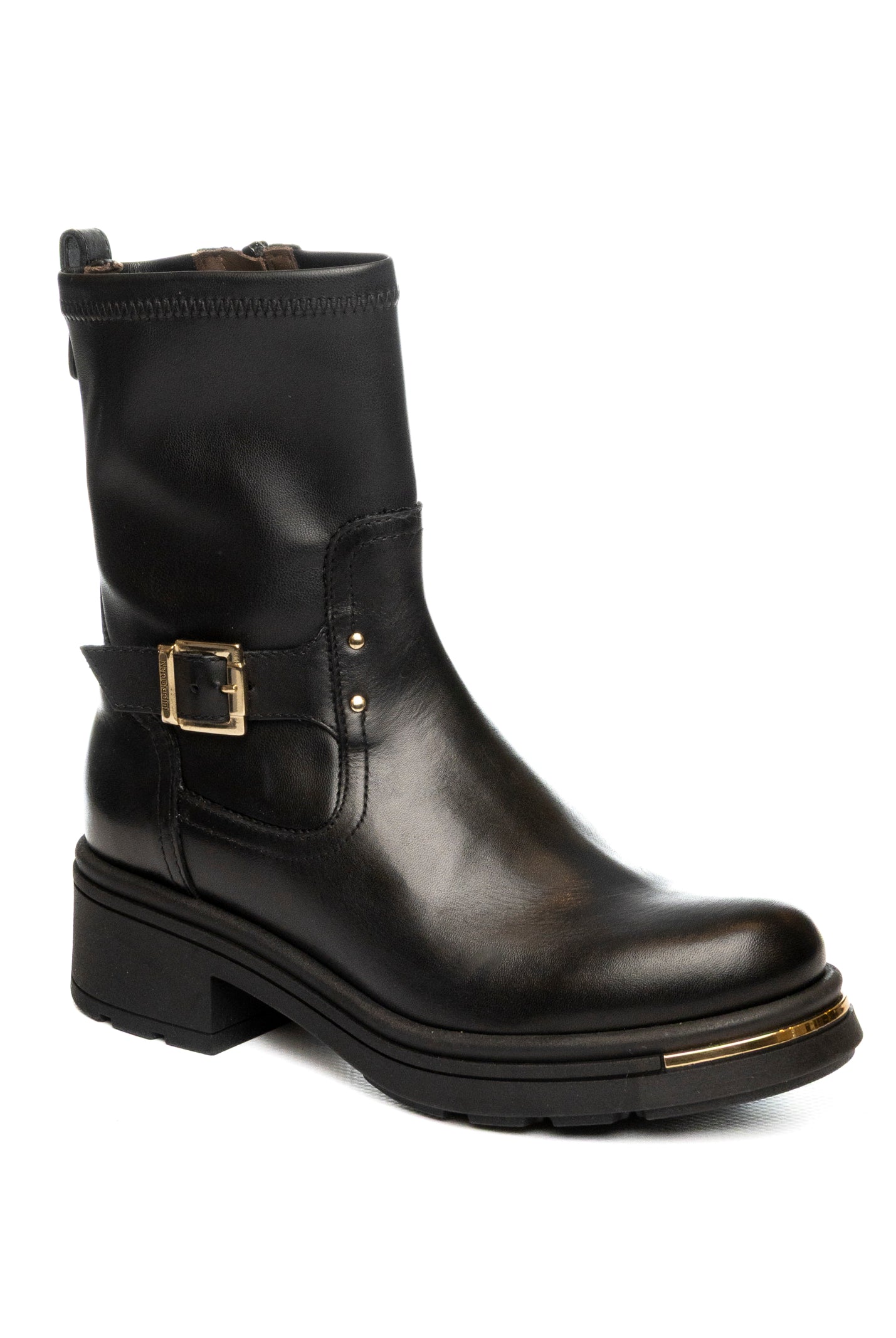 NERO GIARDINI Tronchetto pelle nero 514865 GUANTO-NERO