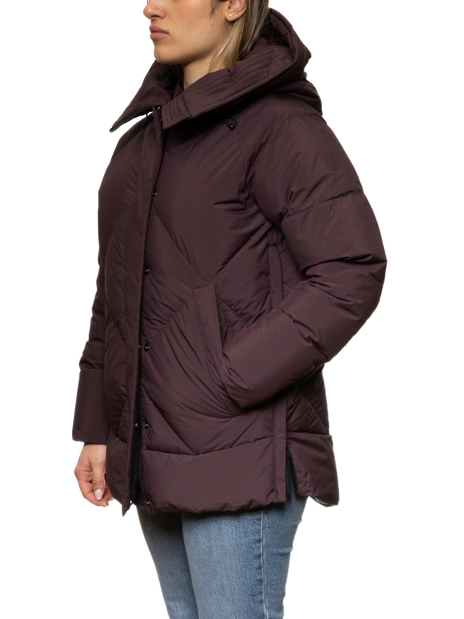 PEOPLE OF SHIBUYA piumino airon bordeaux AIRON PM773-490