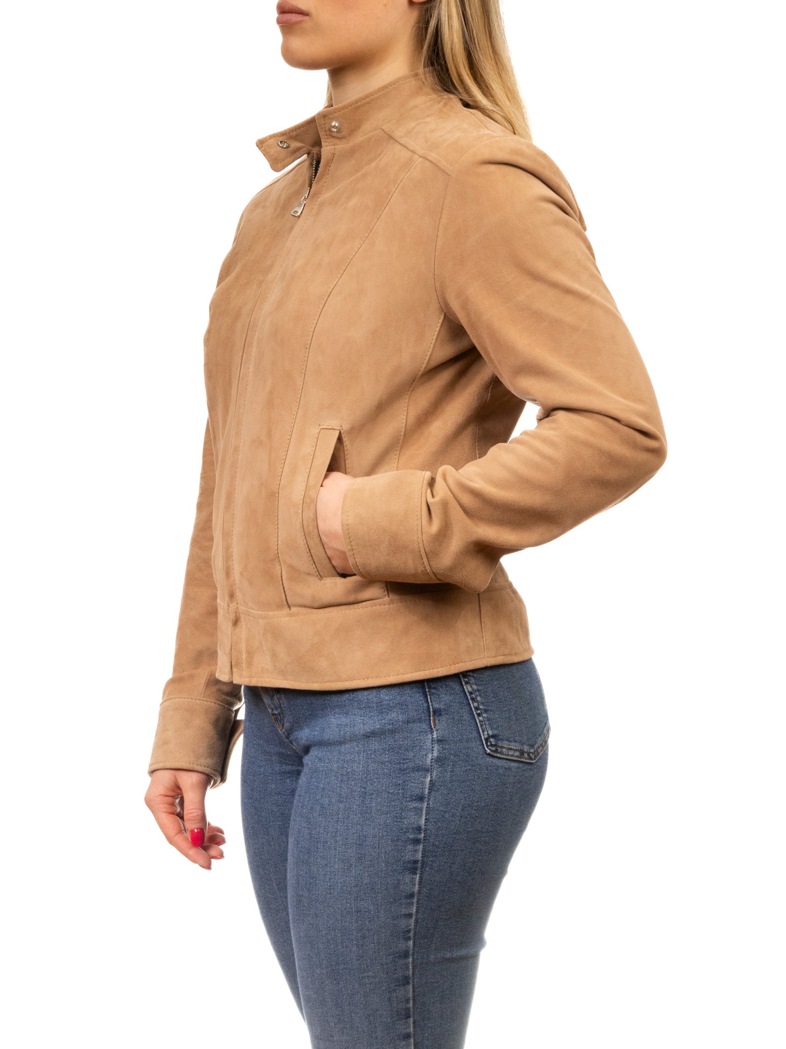 PK BY PASKAL giubbino camoscio sabbia R361 CAM-SABBIA