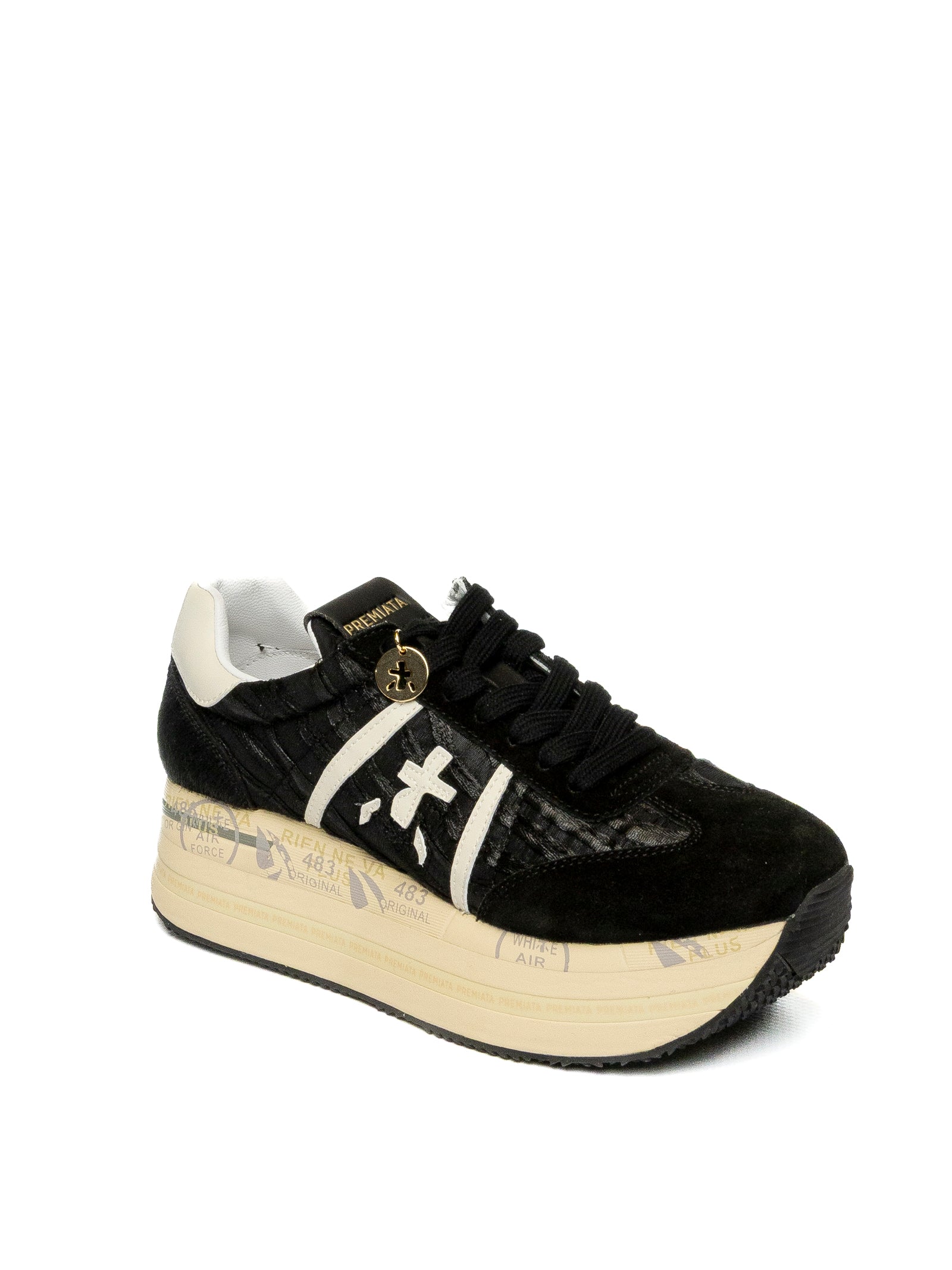 PREMIATA Sneaker beth nero BETH CAVAL/CAM-7740