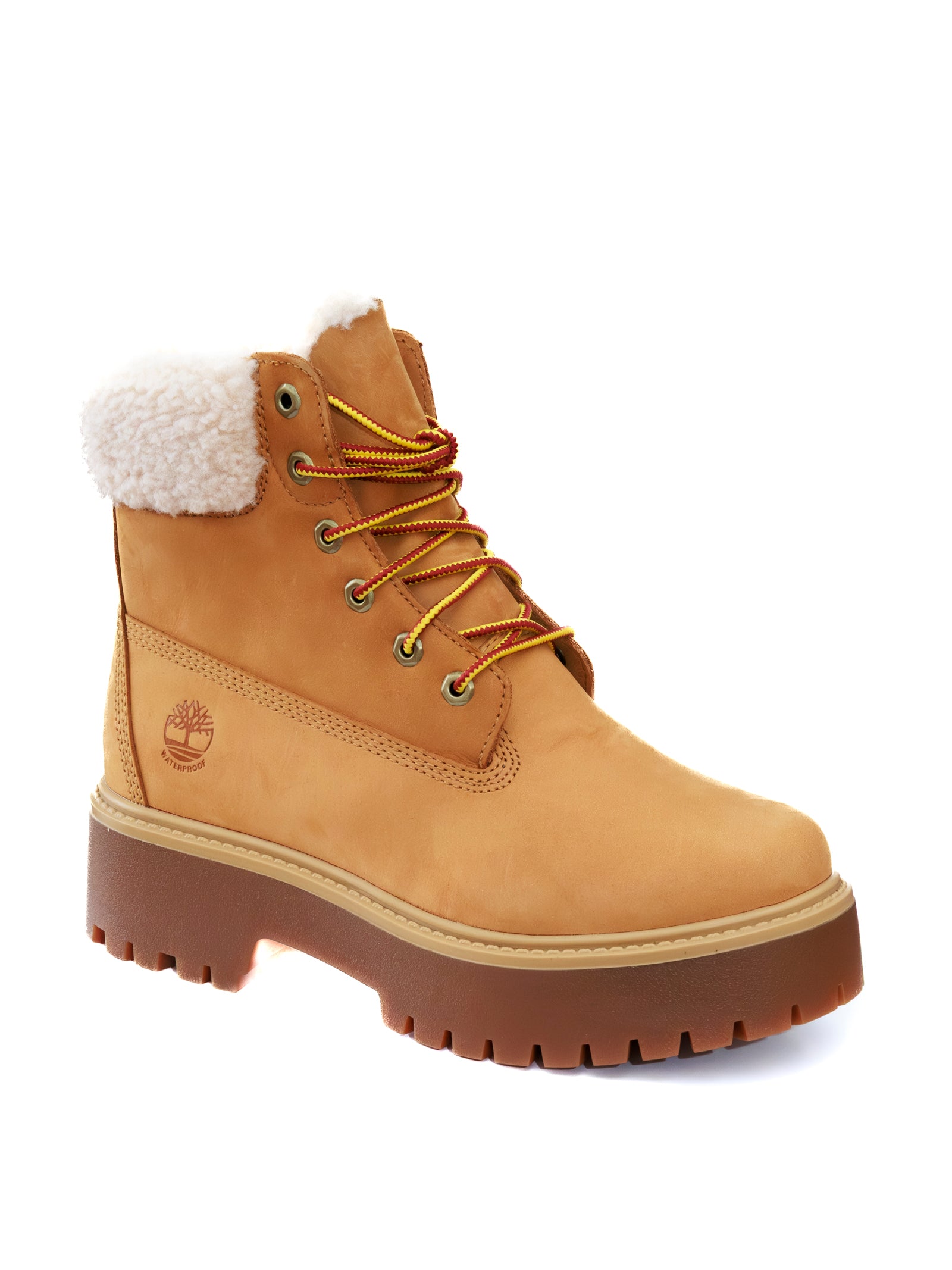TIMBERLAND Boot platofrm pelo giallo TB0A2PU67541 SHEARLINGBOOT-WHEAT