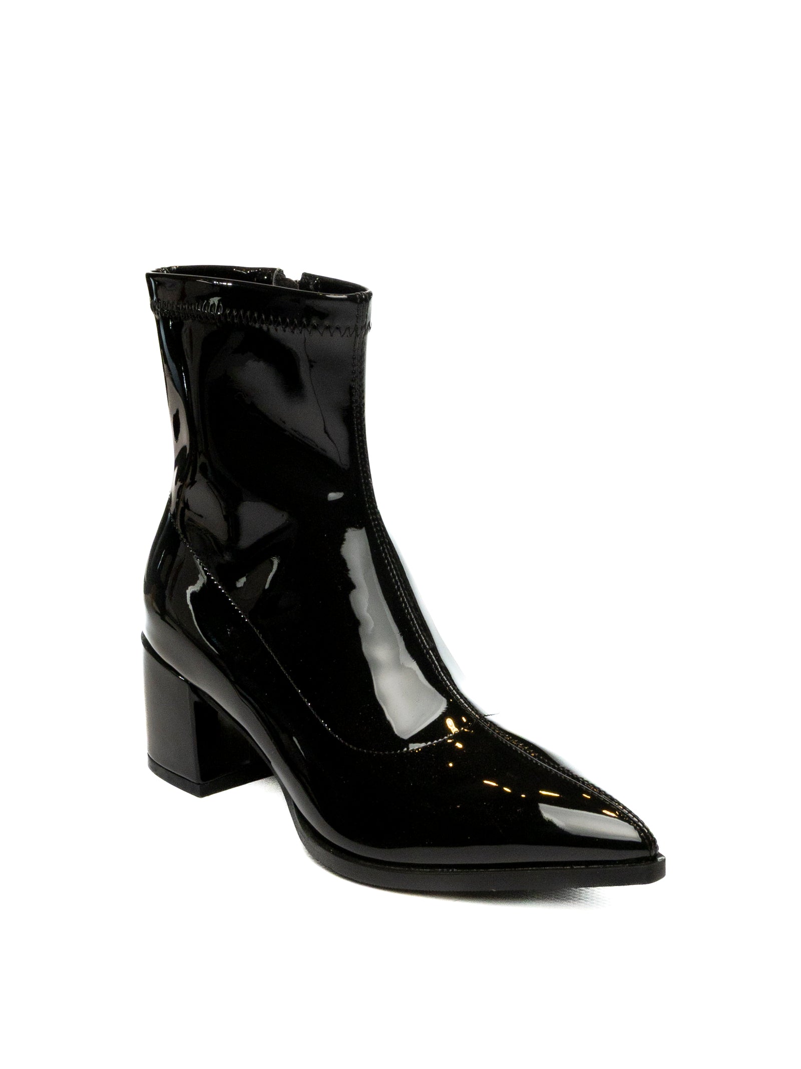 UMA PARKER NEW YORK Tronchetto vernice nero 638 VERN-NERO