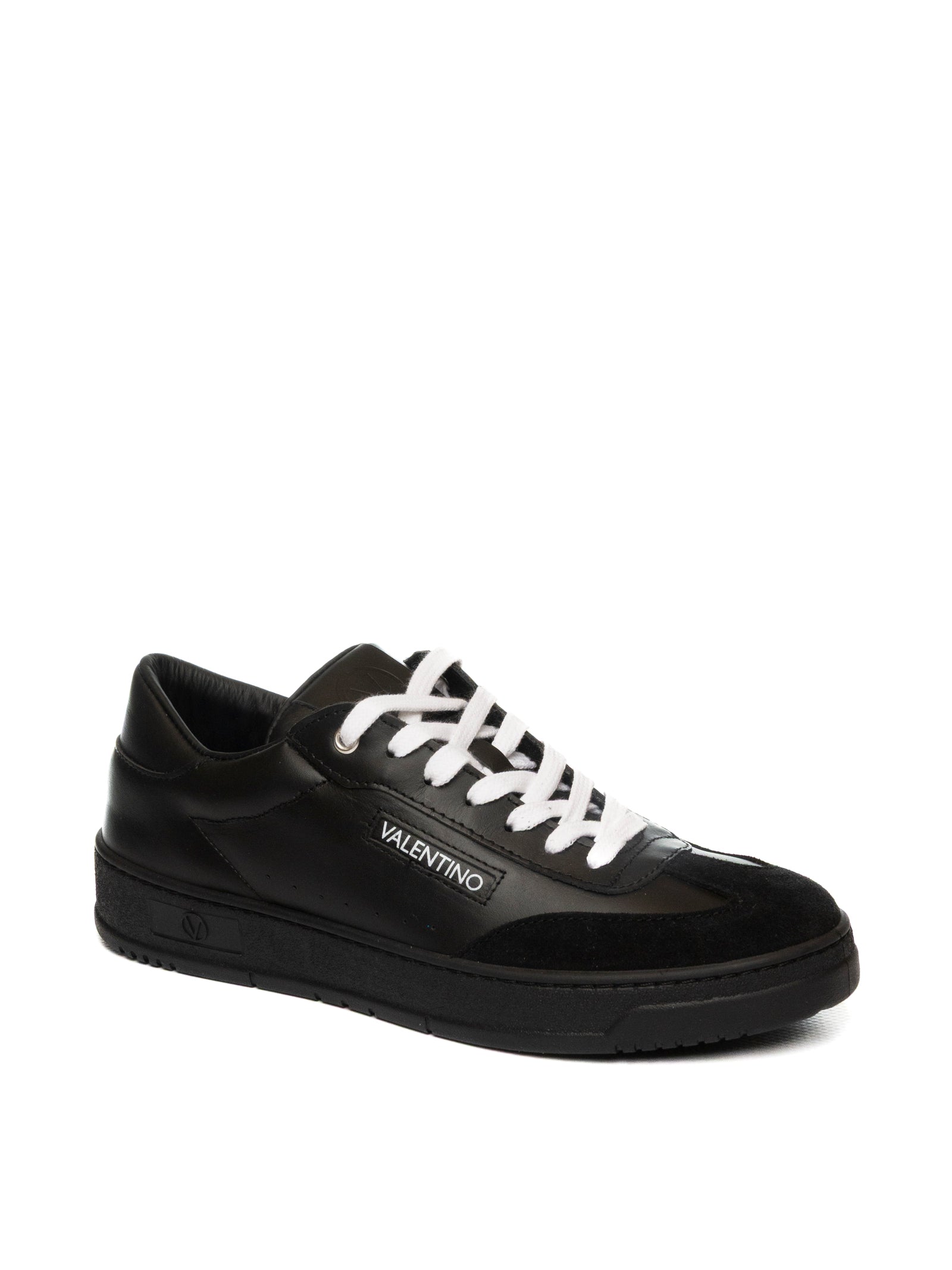 VALENTINO Sneaker pellle nero 7002VTC PELLE/CAM-BLACK