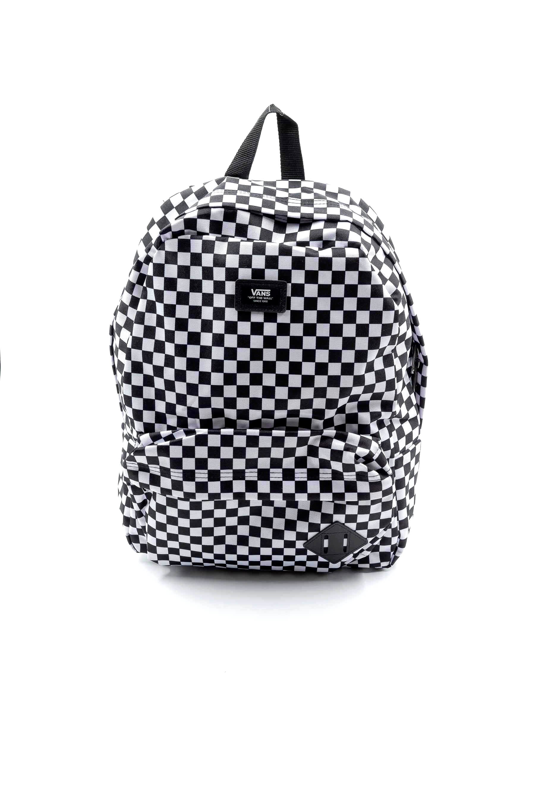 VANS Zaino old skool check bianco/nero VN000H4XY281 OLDSKOOL-Y281