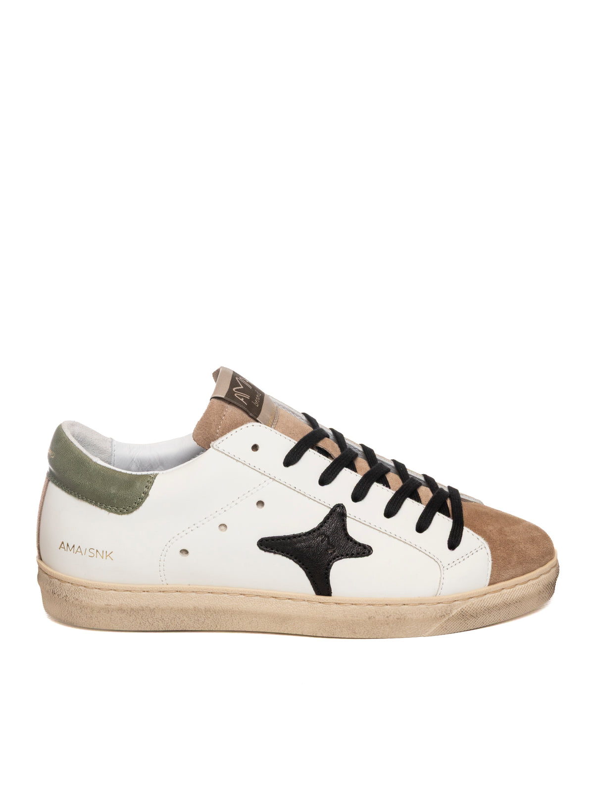AMA BRAND DELUXE SNK U 4713-BIA/BEIGE/VERDE