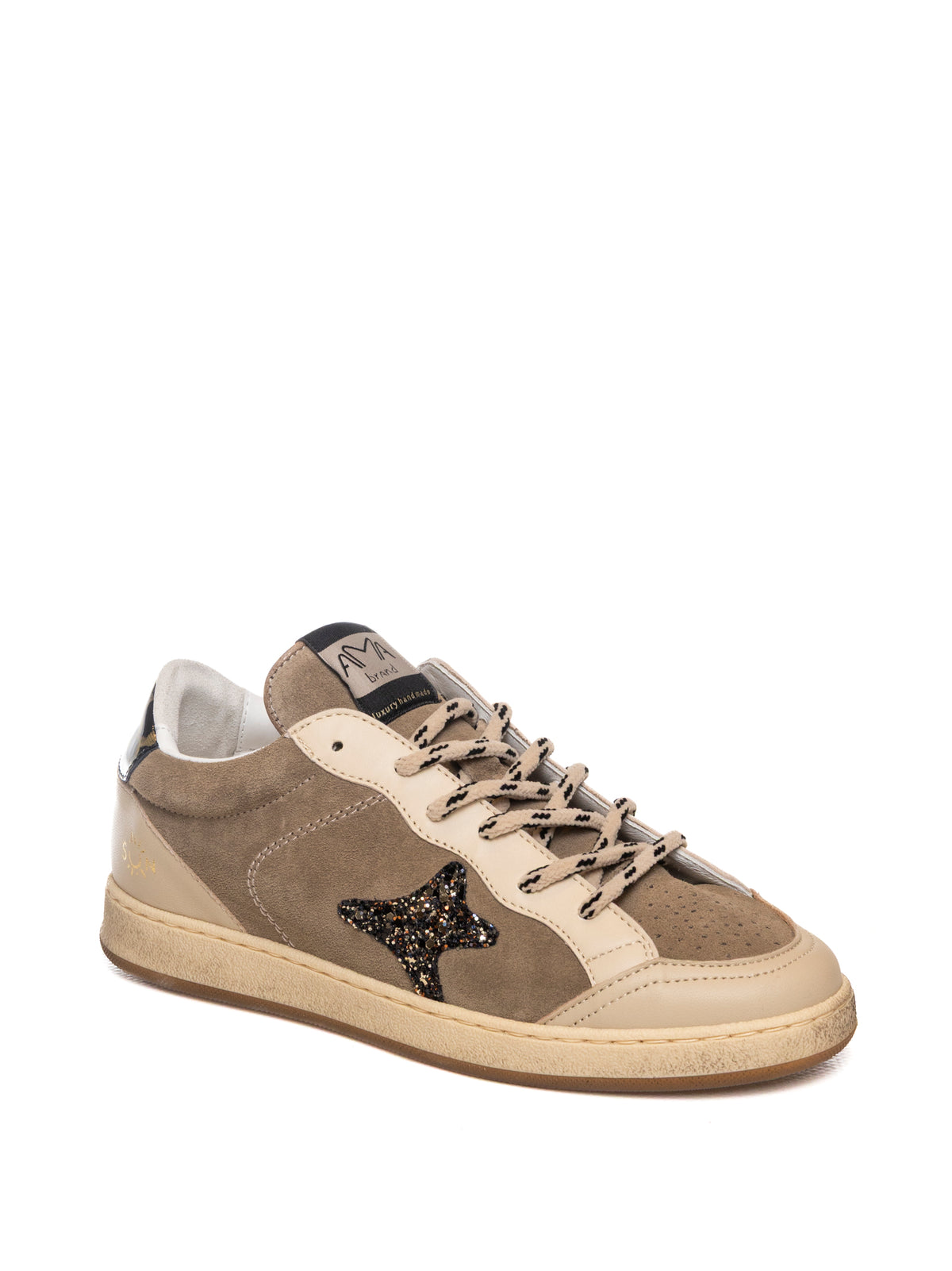 AMA BRAND DELUXE SUN D 4763-BEIGE/LEOPARD