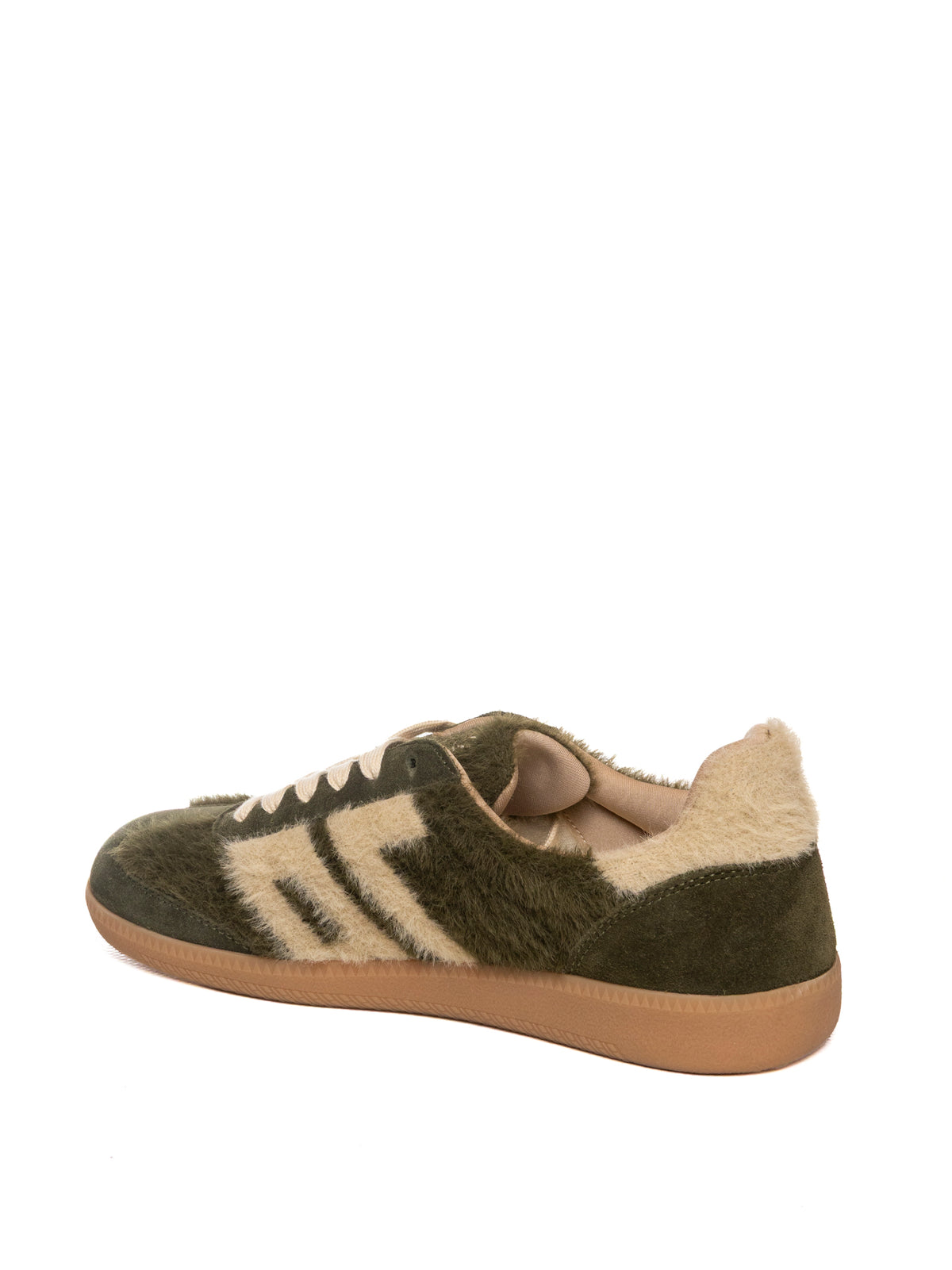 BACK 70 MOHAIR M104-FOREST/BEIGE