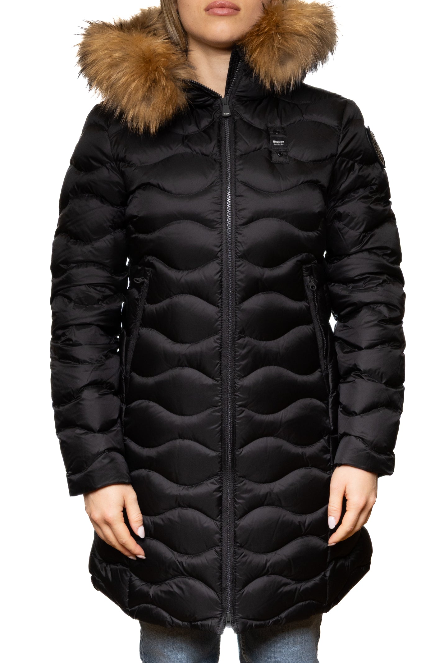 BLAUER piumino lynel nero K03527 LYNEL-999EI