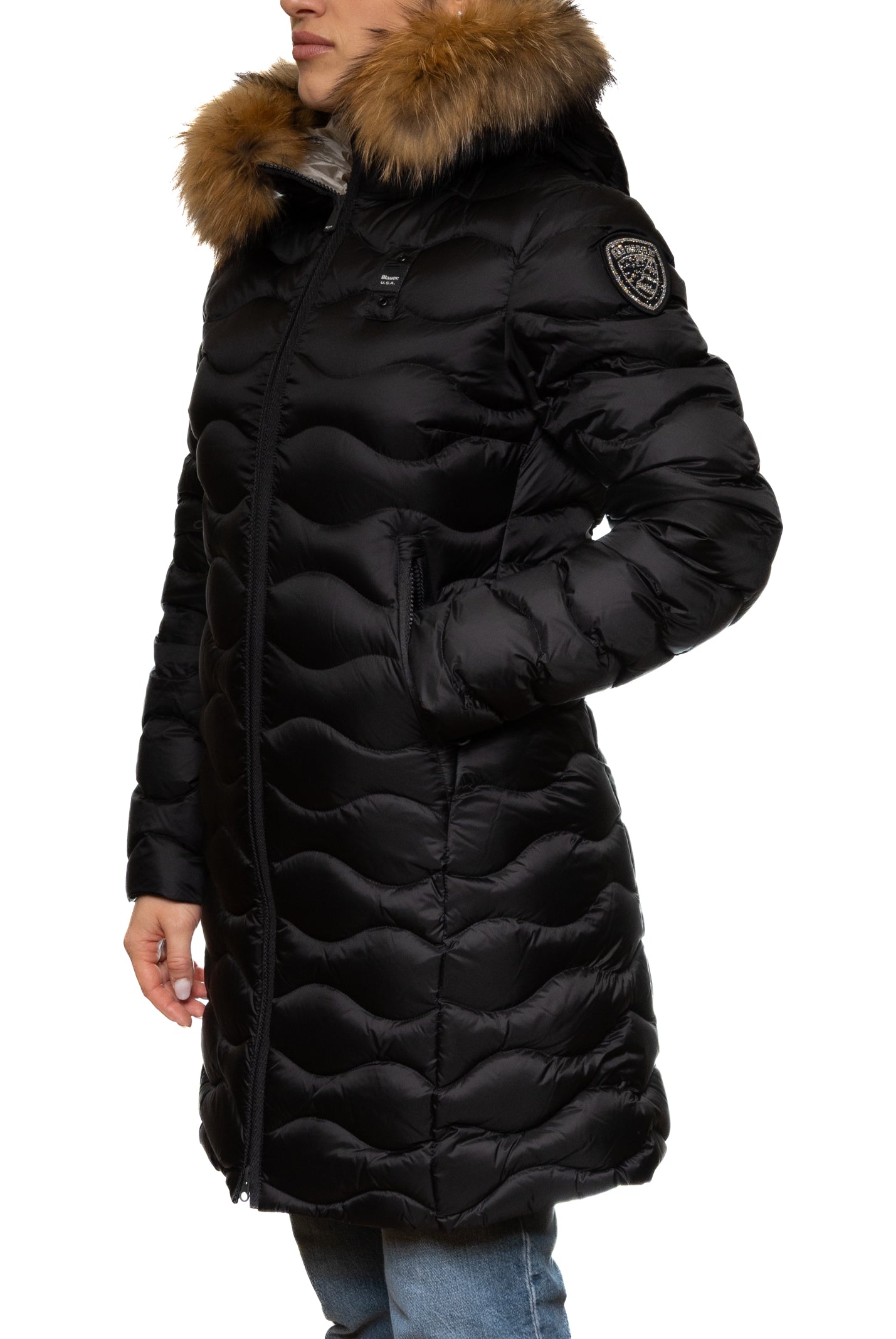 BLAUER piumino lynel nero K03527 LYNEL-999EI