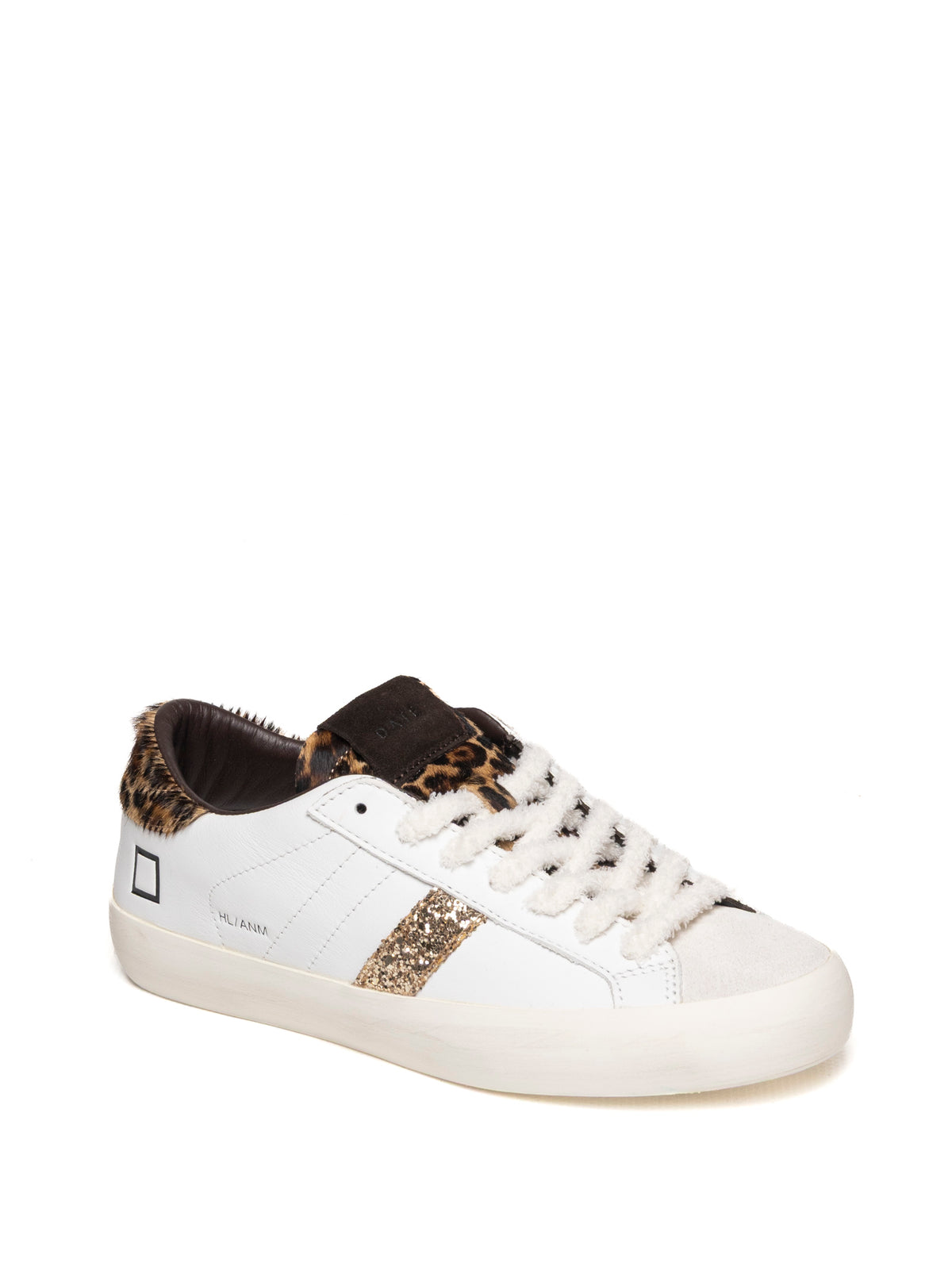 D.A.T.E. HILL LOW D CALF-WHT/LEOP
