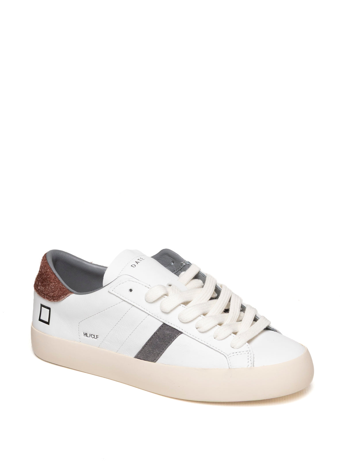 D.A.T.E. HILL LOW U CALF-WHT/BORD
