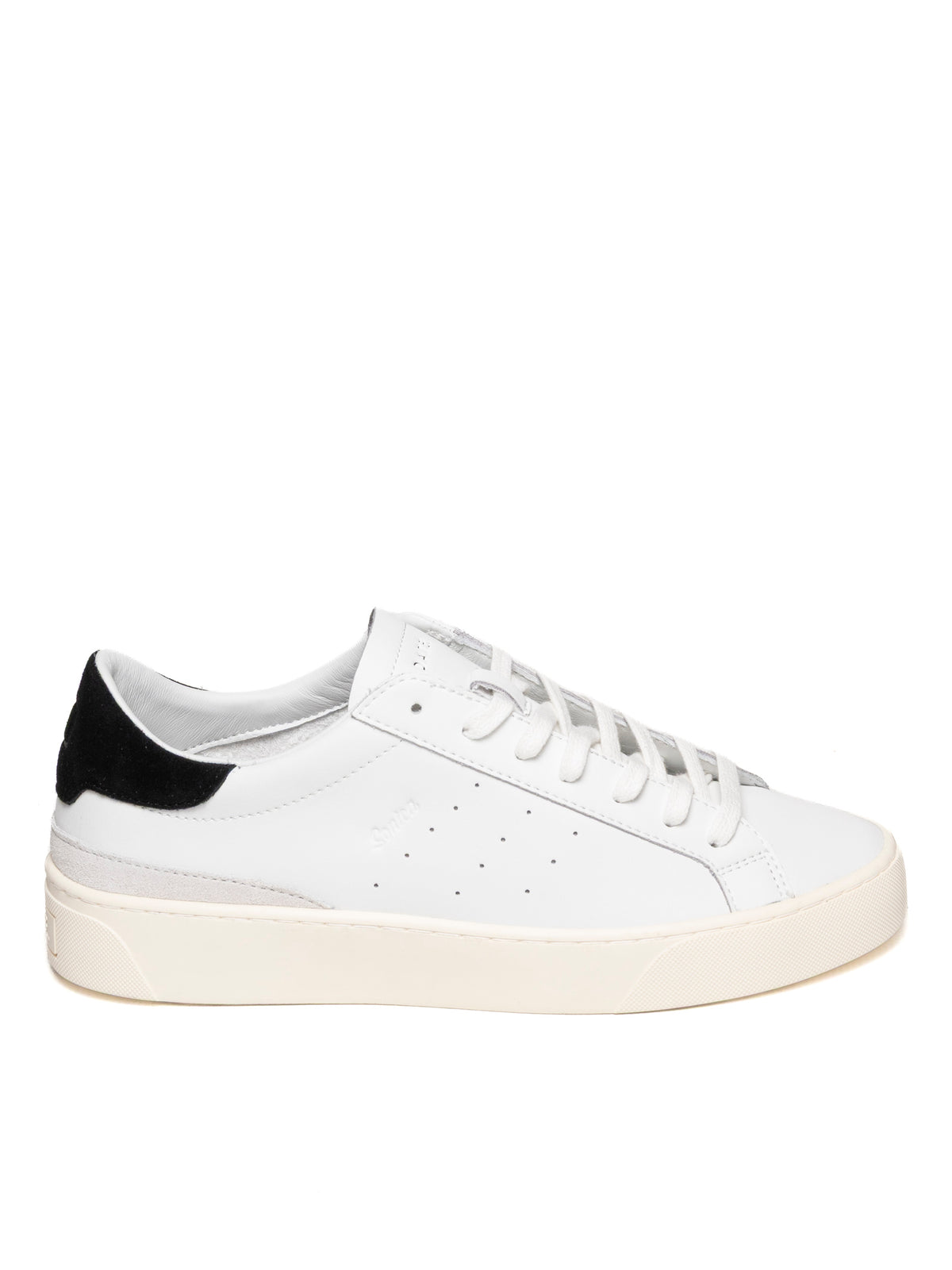 D.A.T.E. SONICA CALF-WHT/BLK
