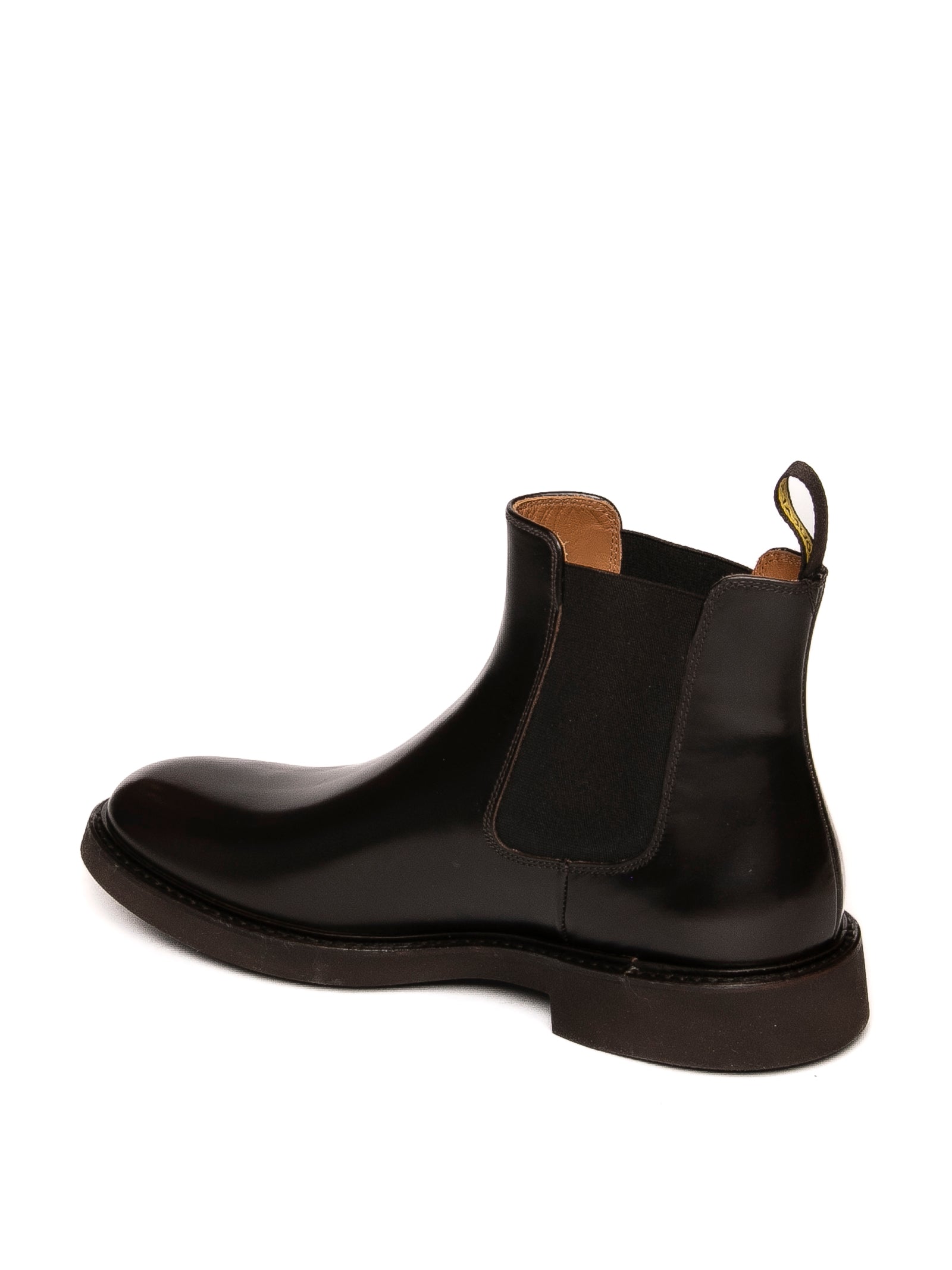 DOUCAL'S beatles in pelle ebano <BR/> 1343 HORSE-EBANO