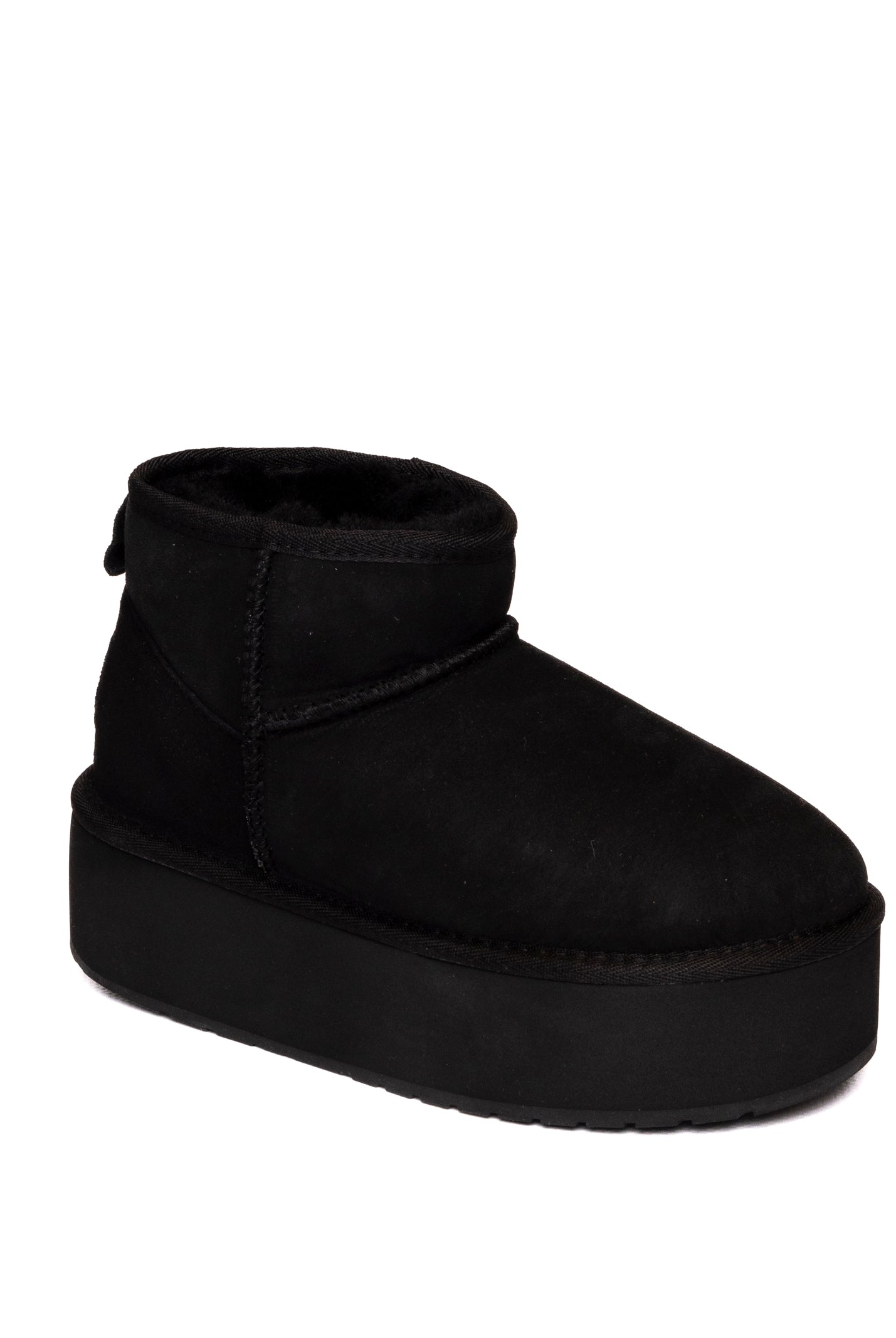 EMU Stivaletto montone nero W13082 STINGER.FLAT-BLK