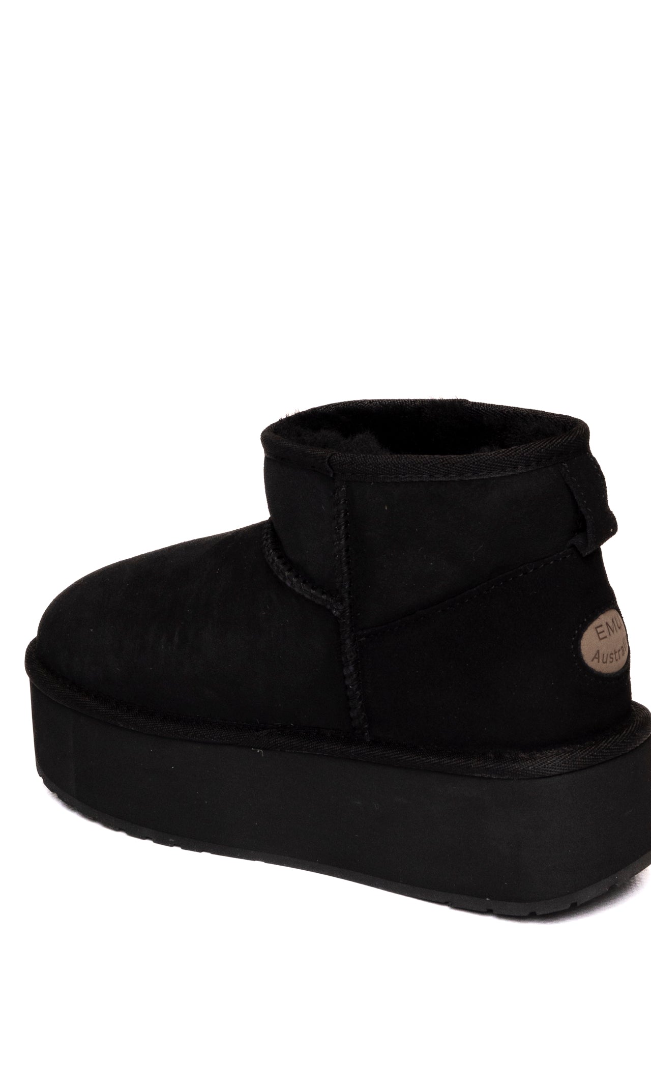 EMU Stivaletto montone nero W13082 STINGER.FLAT-BLK