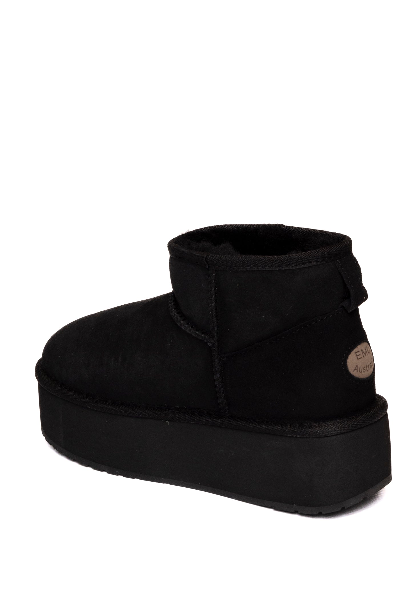 EMU Stivaletto montone nero W13082 STINGER.FLAT-BLK