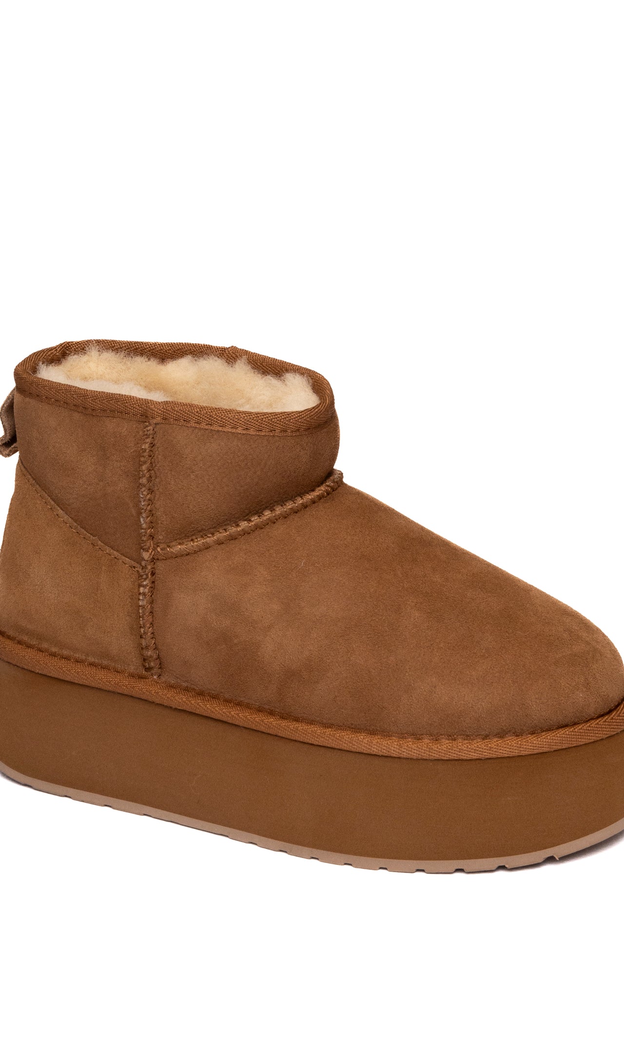 EMU Stivaletto montone chestnut W13082 STINGERFLAT-CHEST
