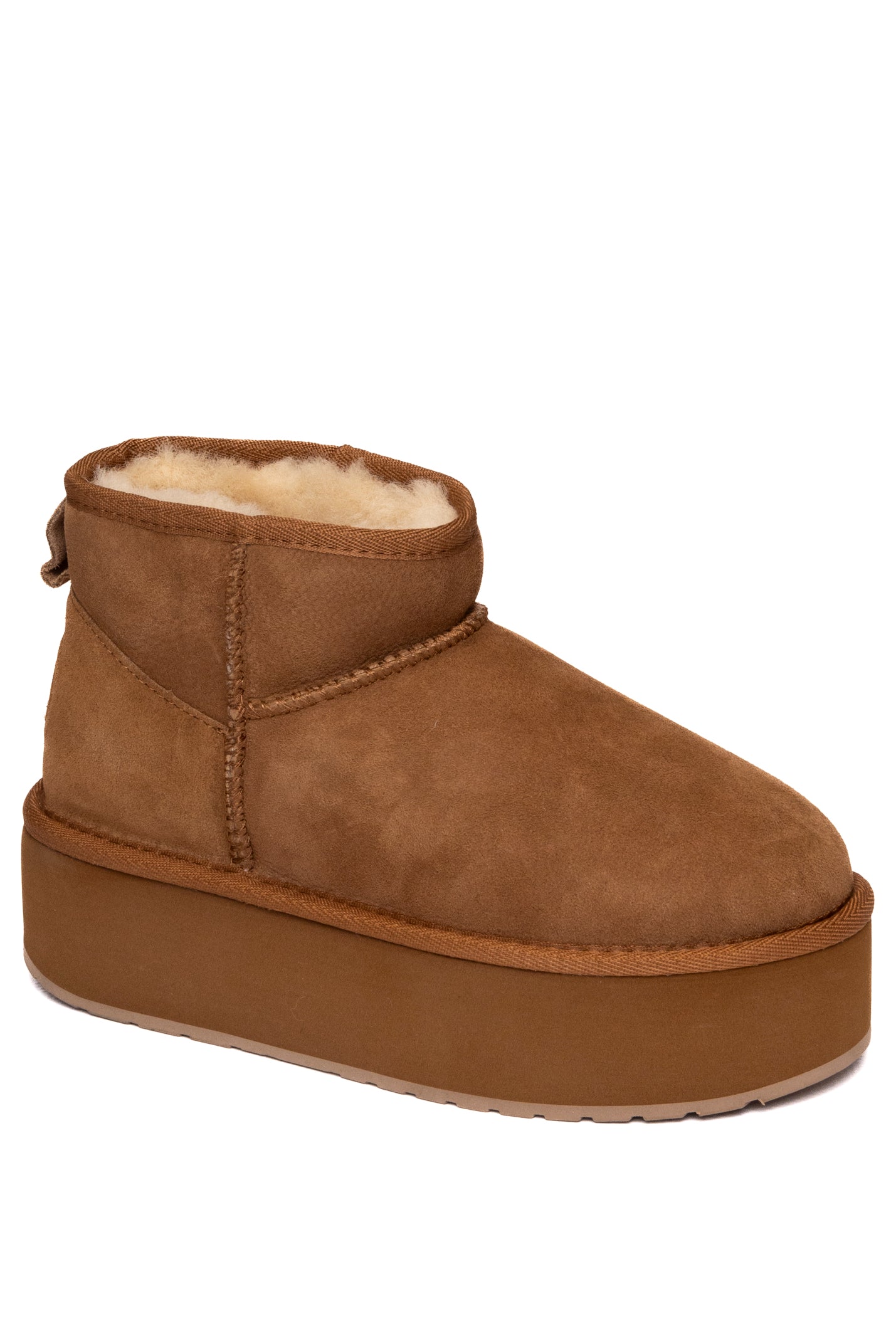EMU Stivaletto montone chestnut W13082 STINGERFLAT-CHEST